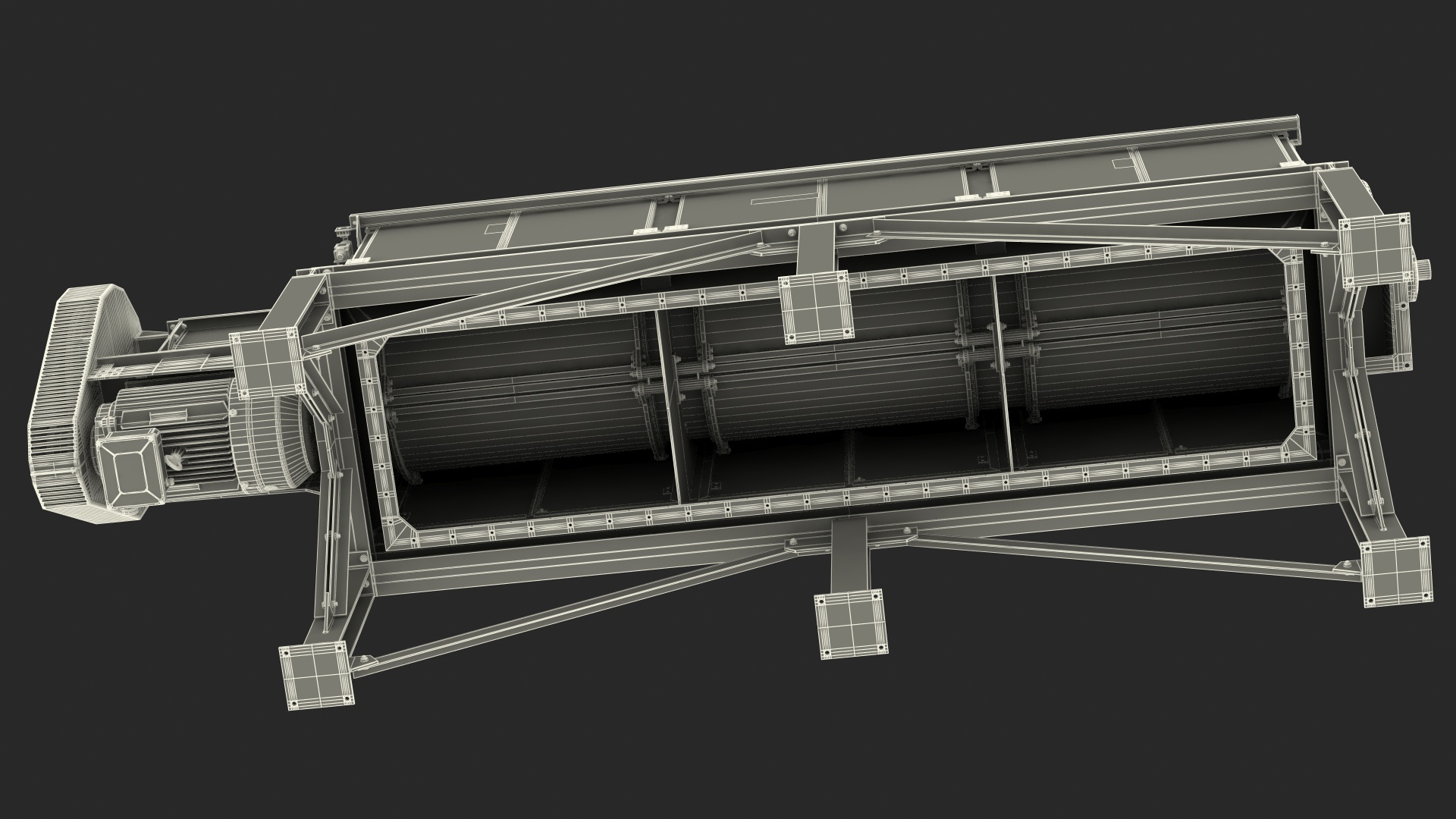 3D model Drum Sifter Frangola