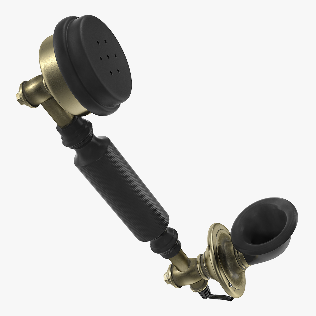 Retro Telephone Receiver 3D Model