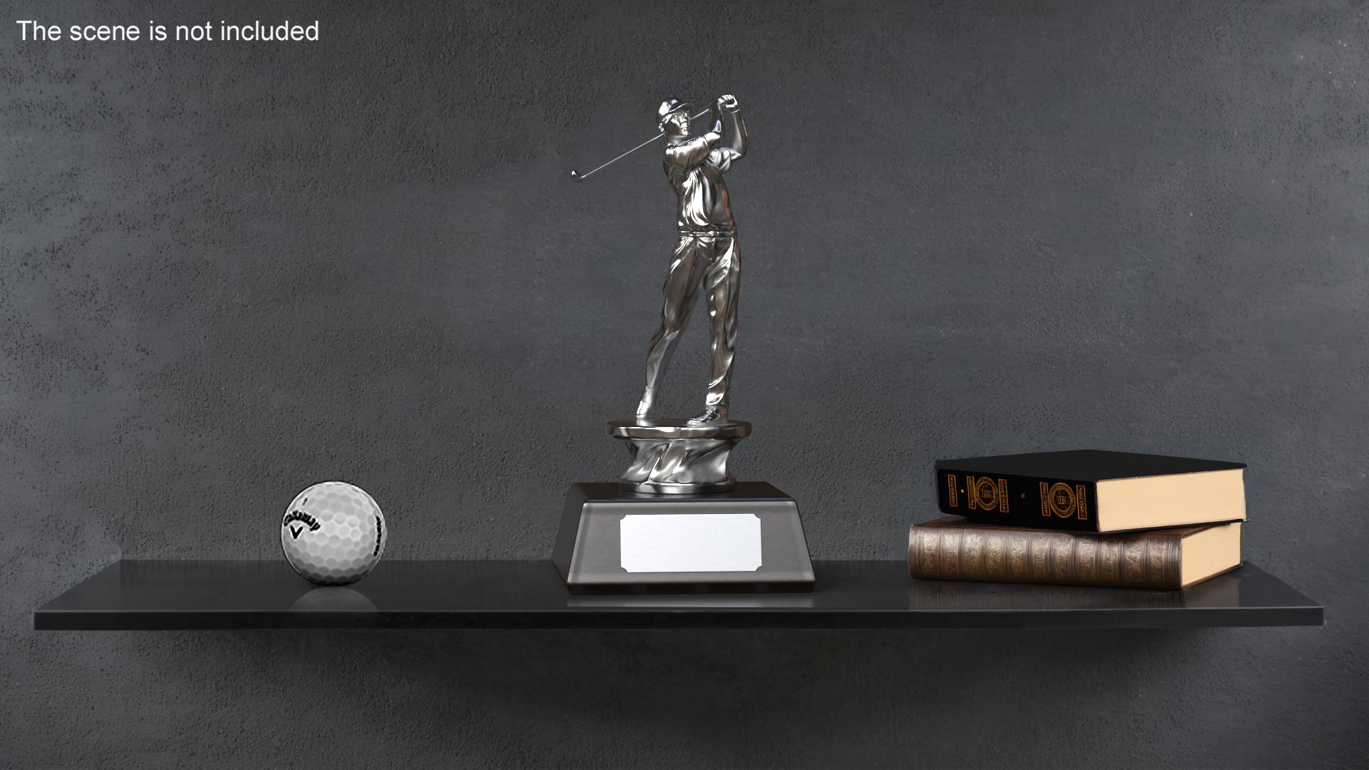 Golf Award Silver 3D