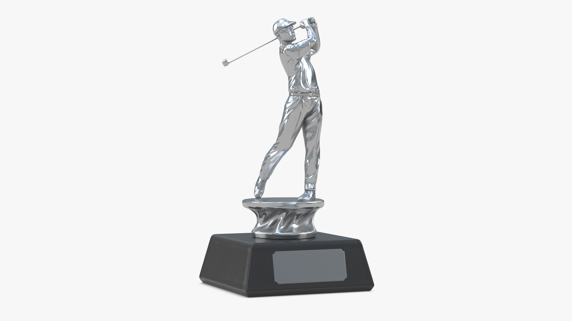 Golf Award Silver 3D