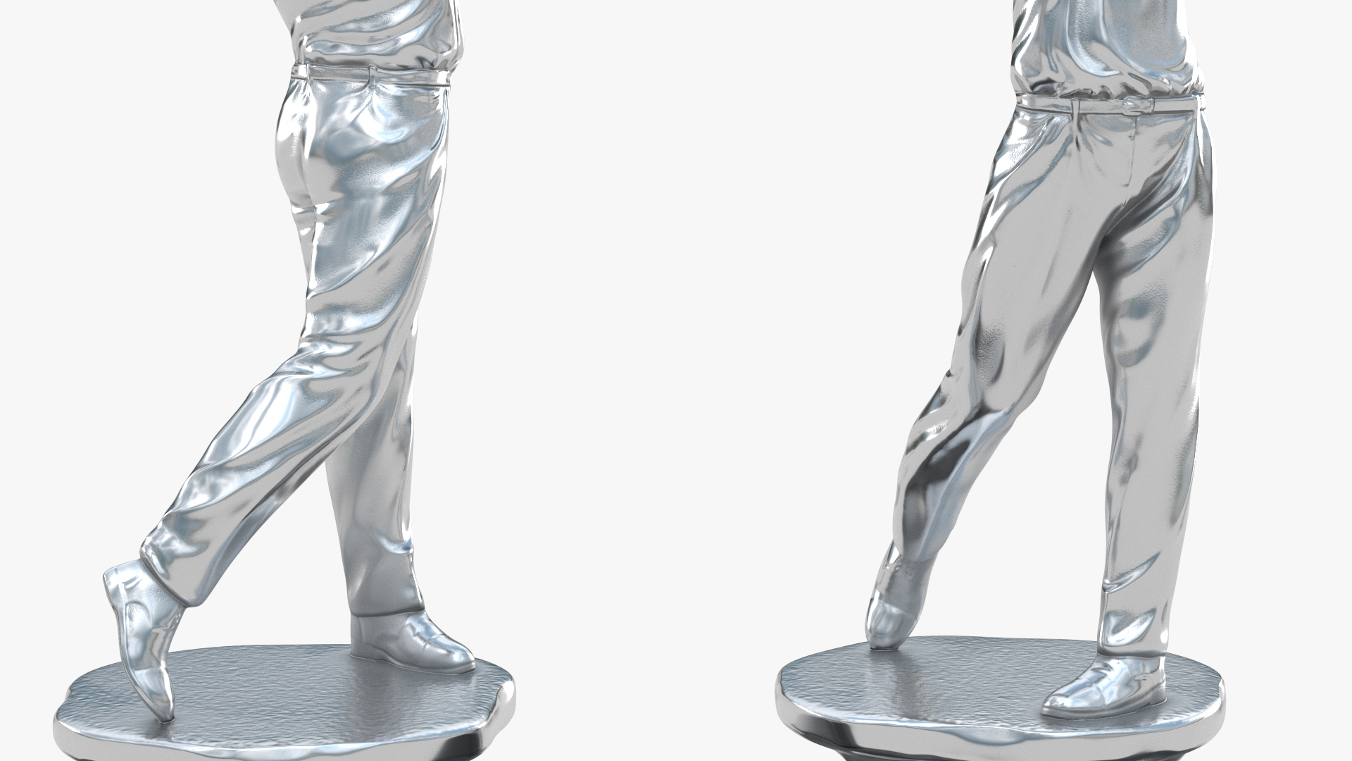 Golf Award Silver 3D