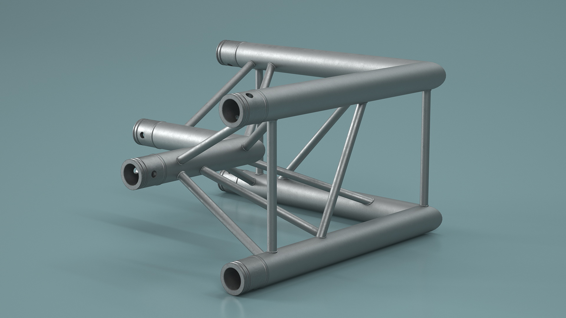 3D model Industrial Triangular Truss Modular