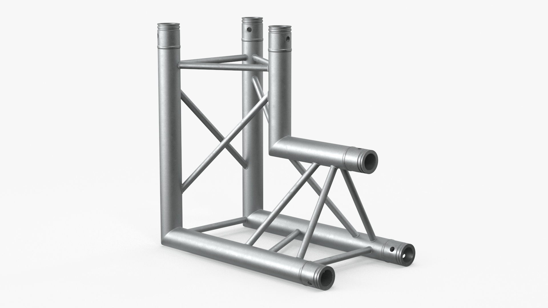 3D model Industrial Triangular Truss Modular