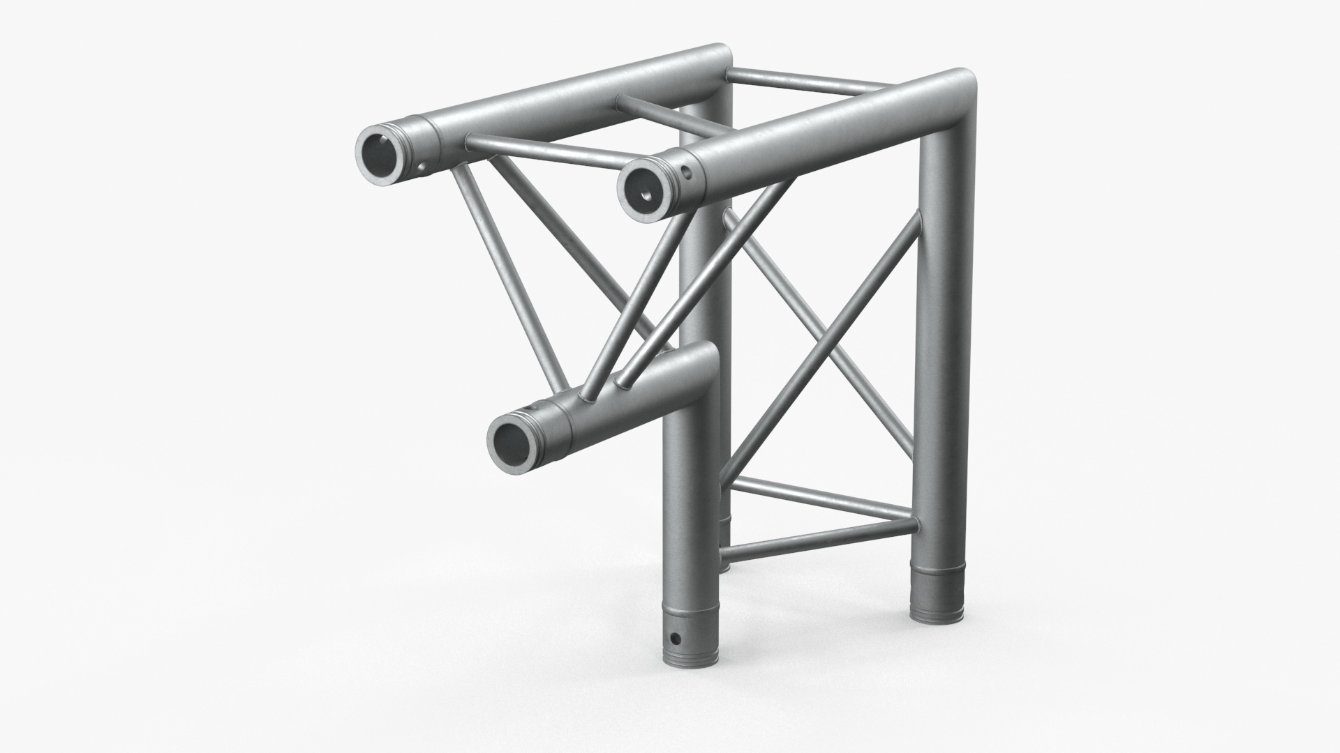 3D model Industrial Triangular Truss Modular
