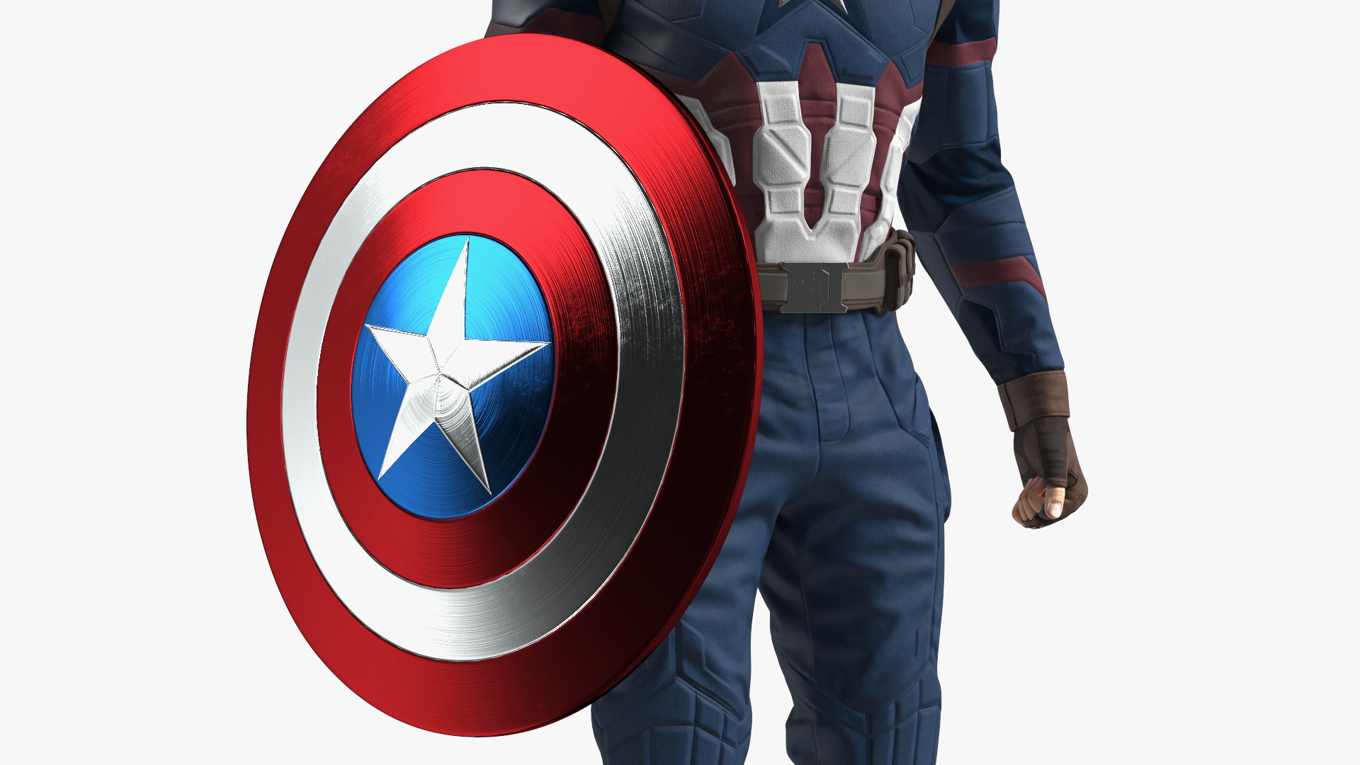 Captain America Standing 3D model