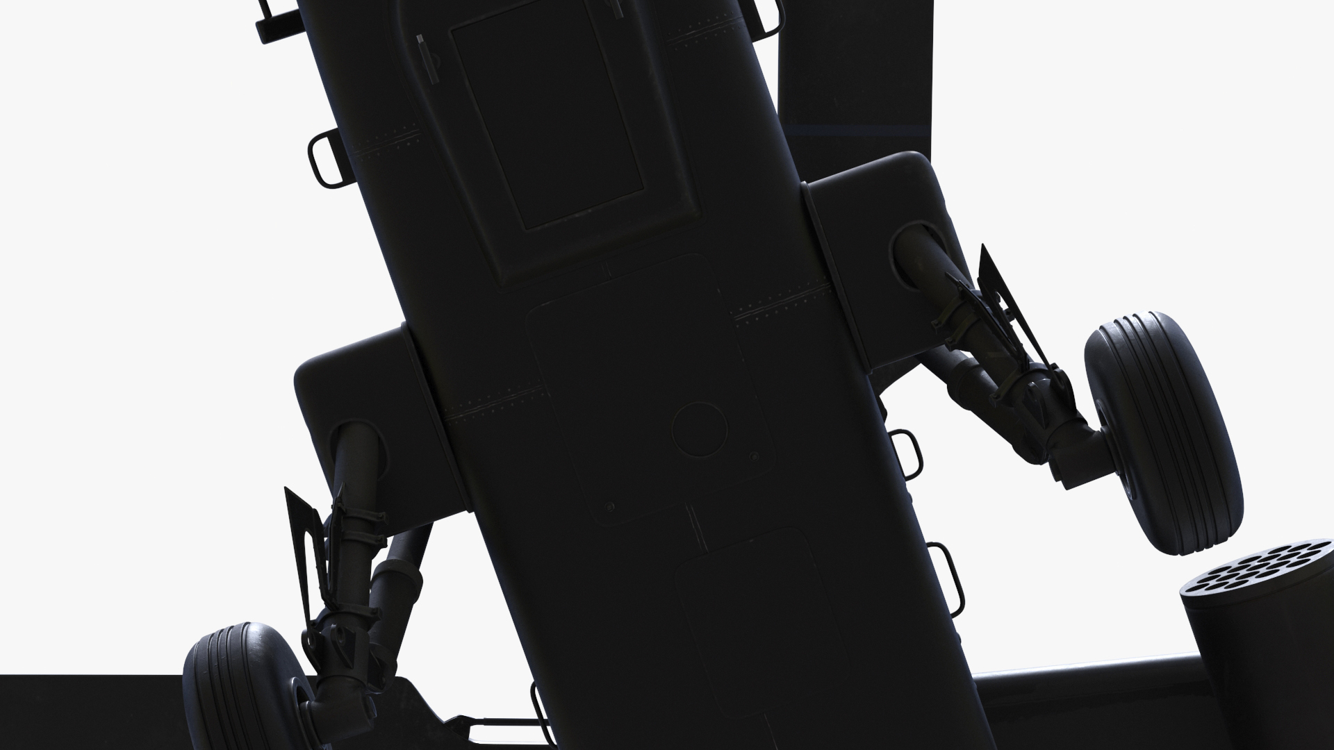 Eurocopter Tiger EC665 Black with Pilot 3D model