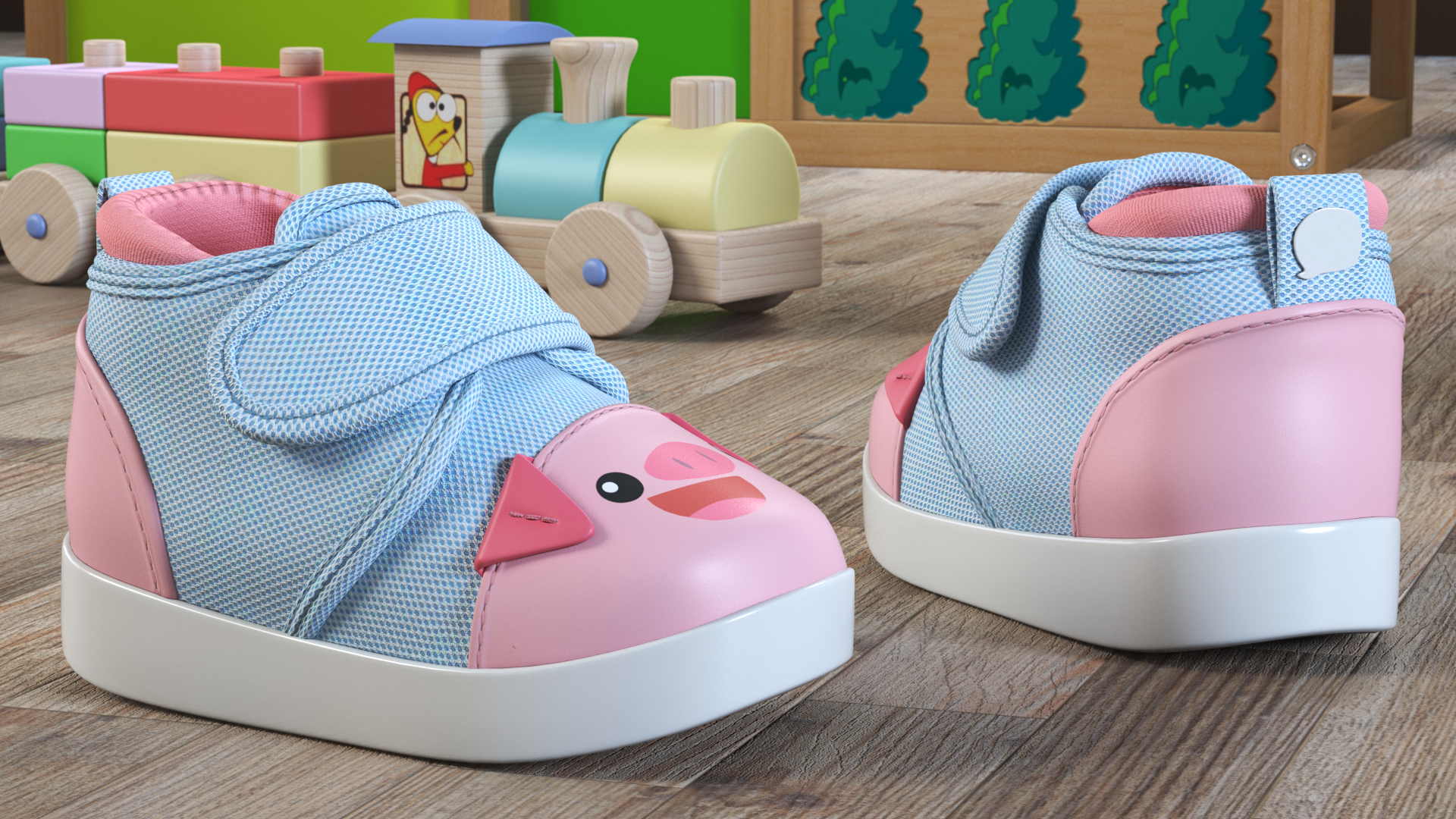 Cute Pig Kids Shoes, view 4