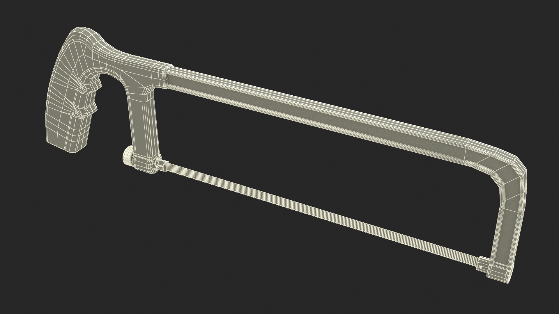 3D Hand Saw Tool model