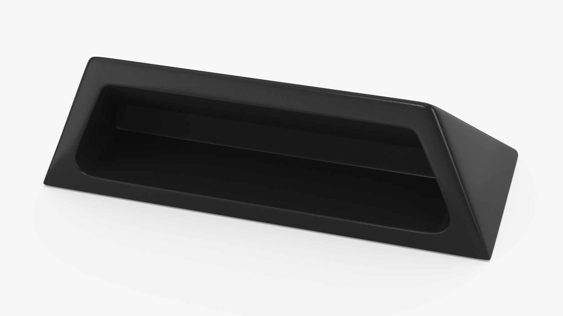 Kitchen Cabinet Handle Bin Pull Closed Black 3D model