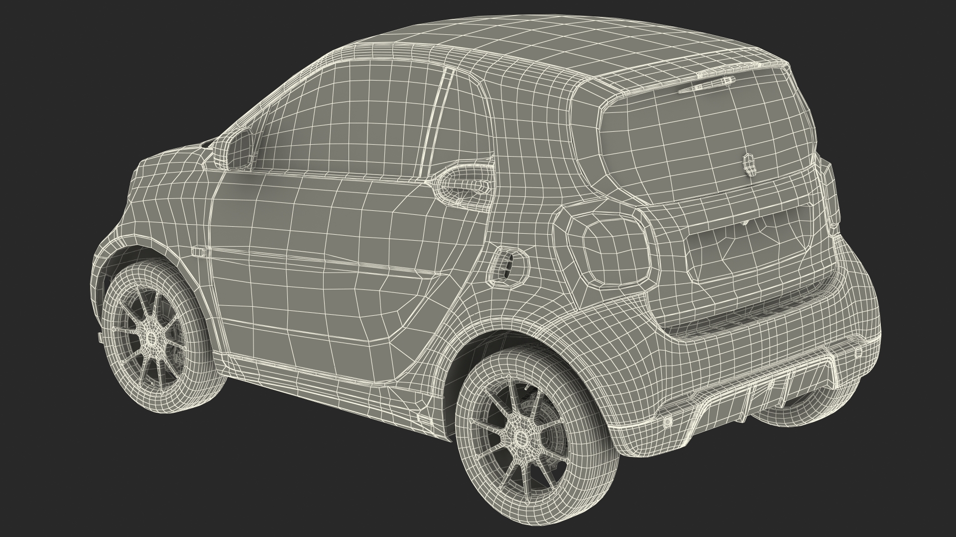 Electric Coupe 3D model