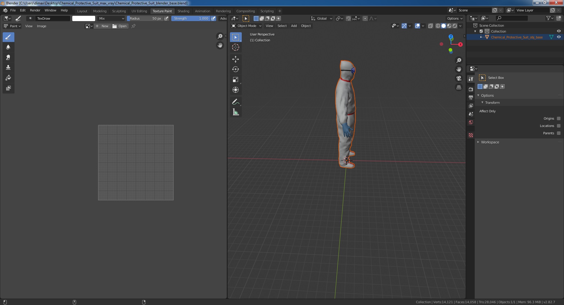 Chemical Protective Suit 3D model