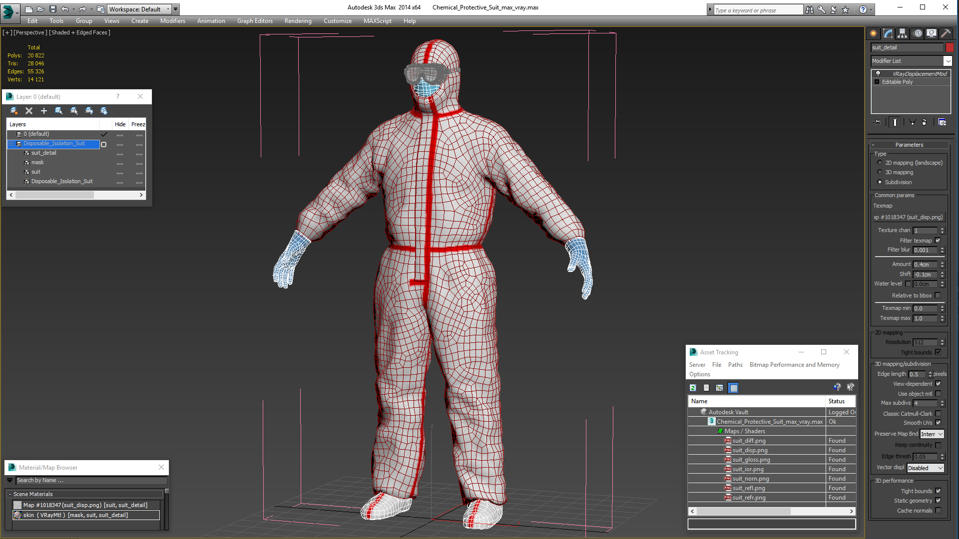 Chemical Protective Suit 3D model