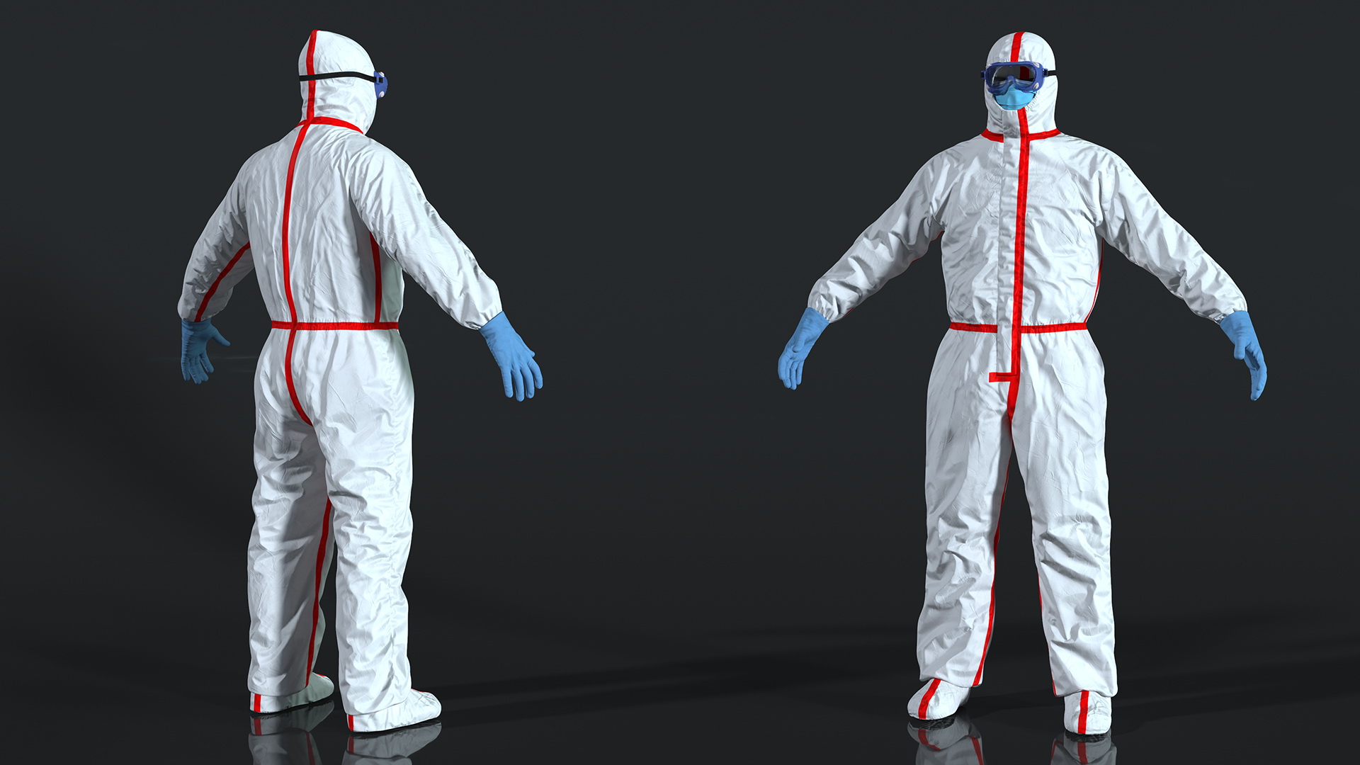 Chemical Protective Suit 3D model