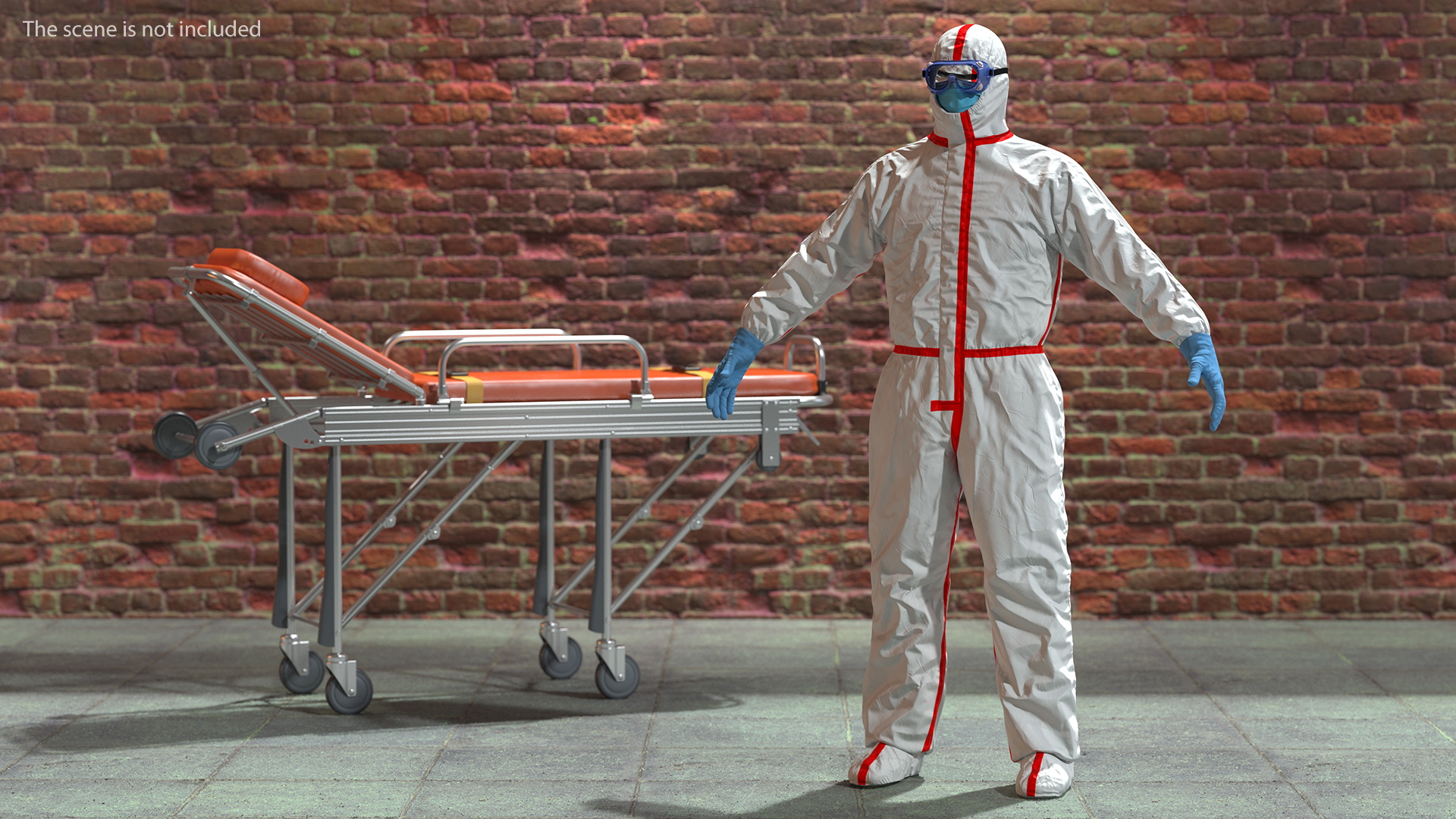 Chemical Protective Suit 3D model