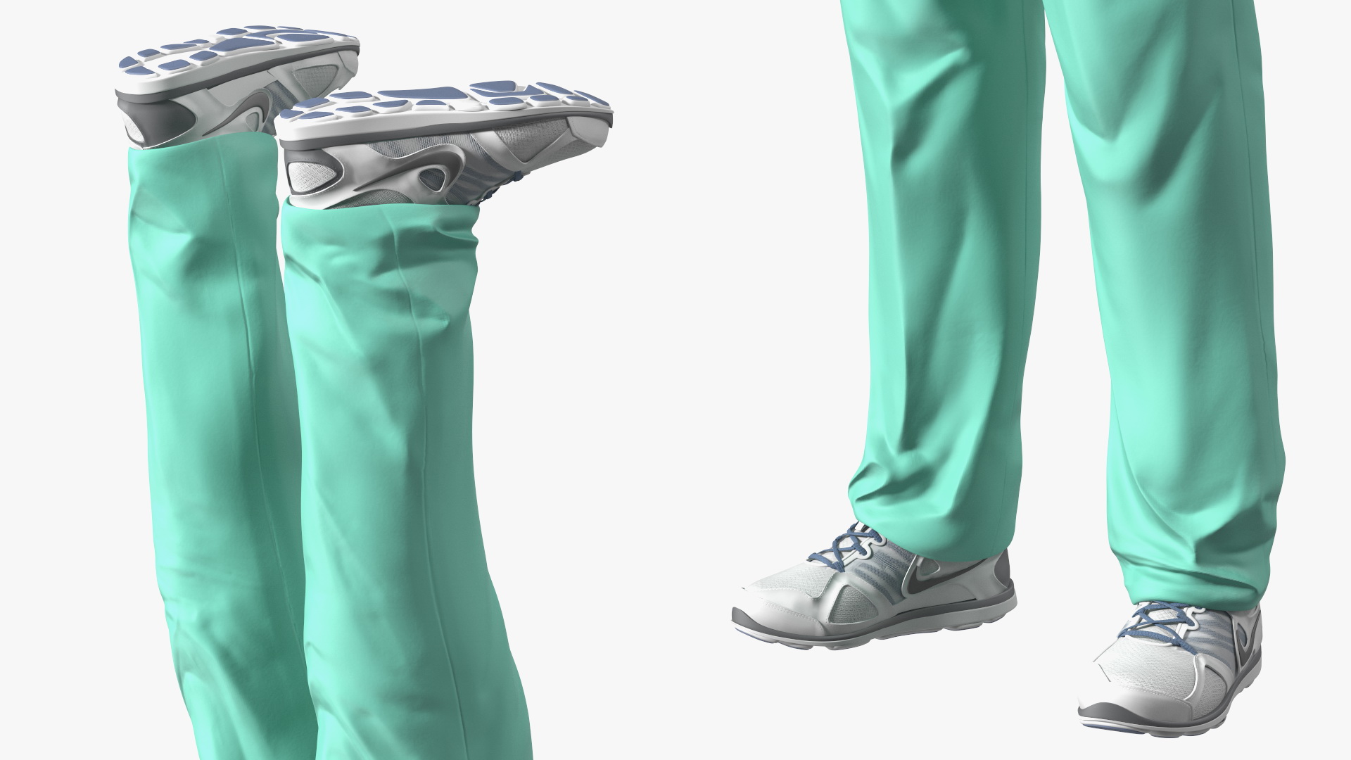 Male Doctor wearing Gloves Rigged for Maya 3D