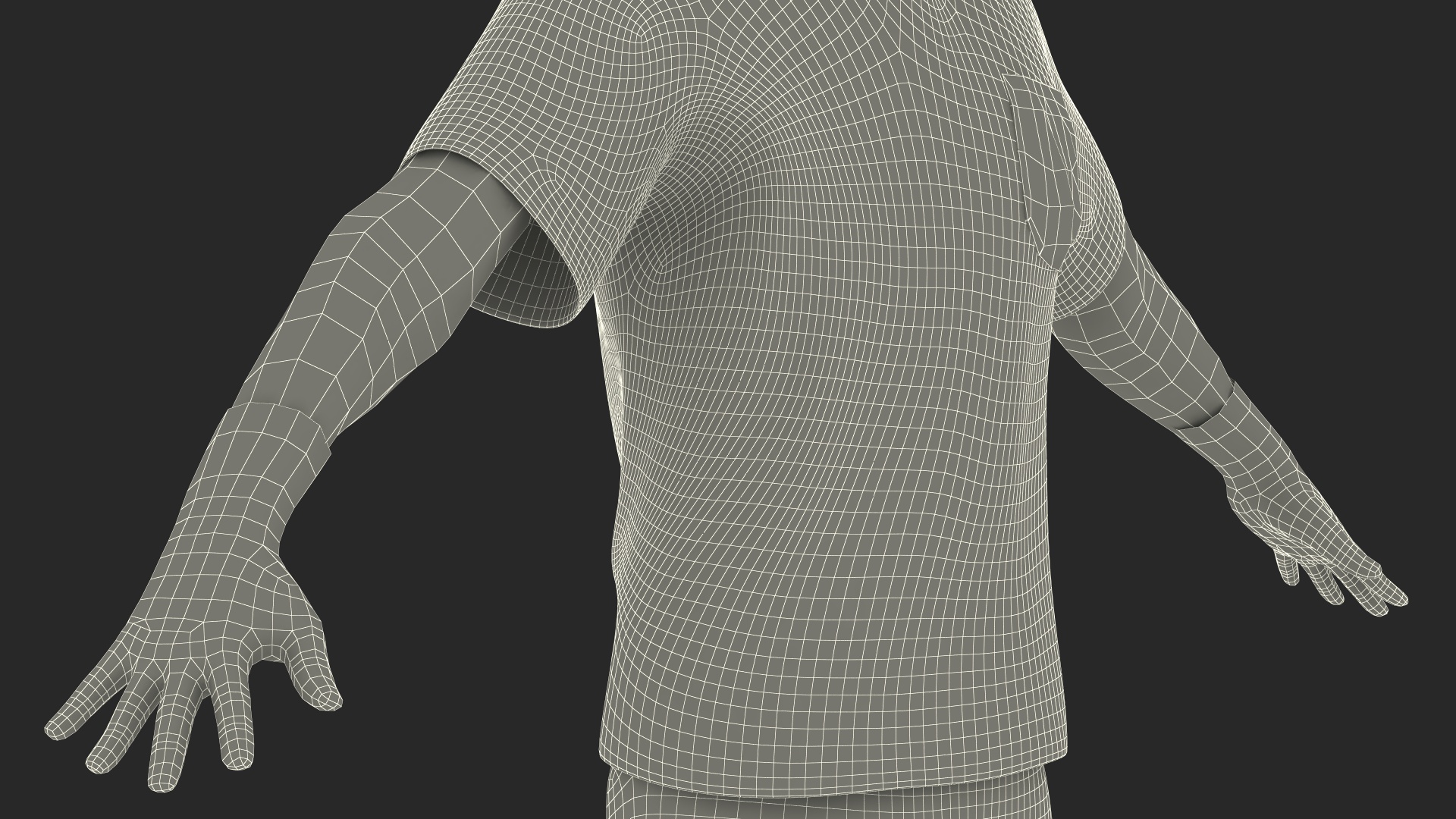Male Doctor wearing Gloves Rigged for Maya 3D