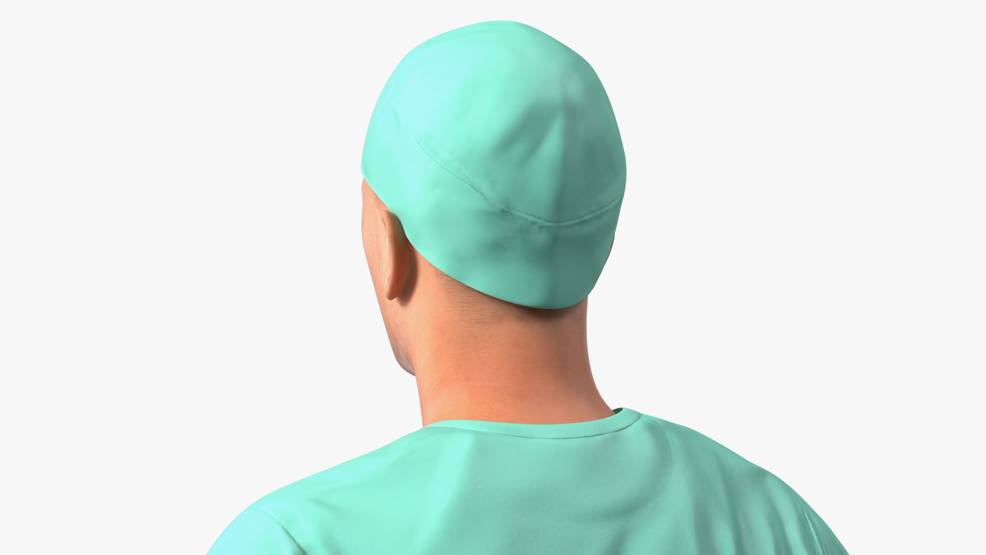 Male Doctor wearing Gloves Rigged for Maya 3D