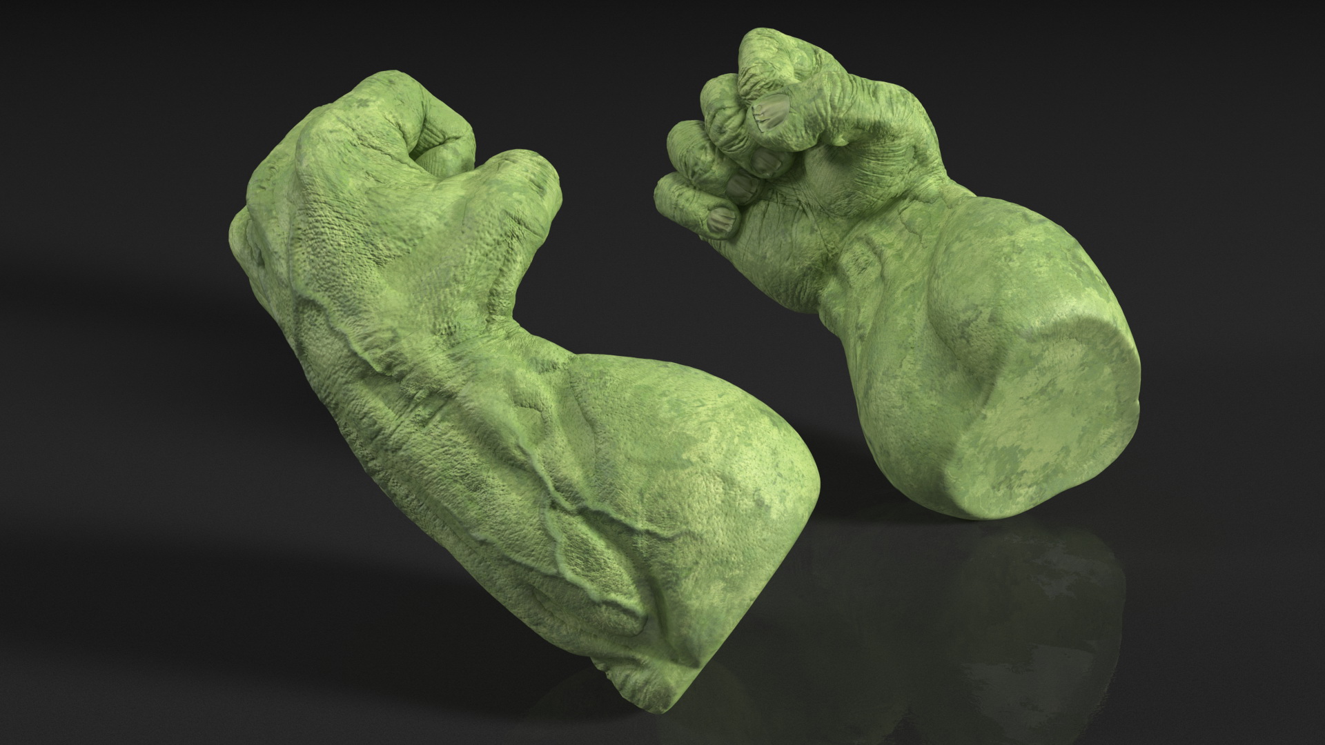 3D model Hulk Hands Fist