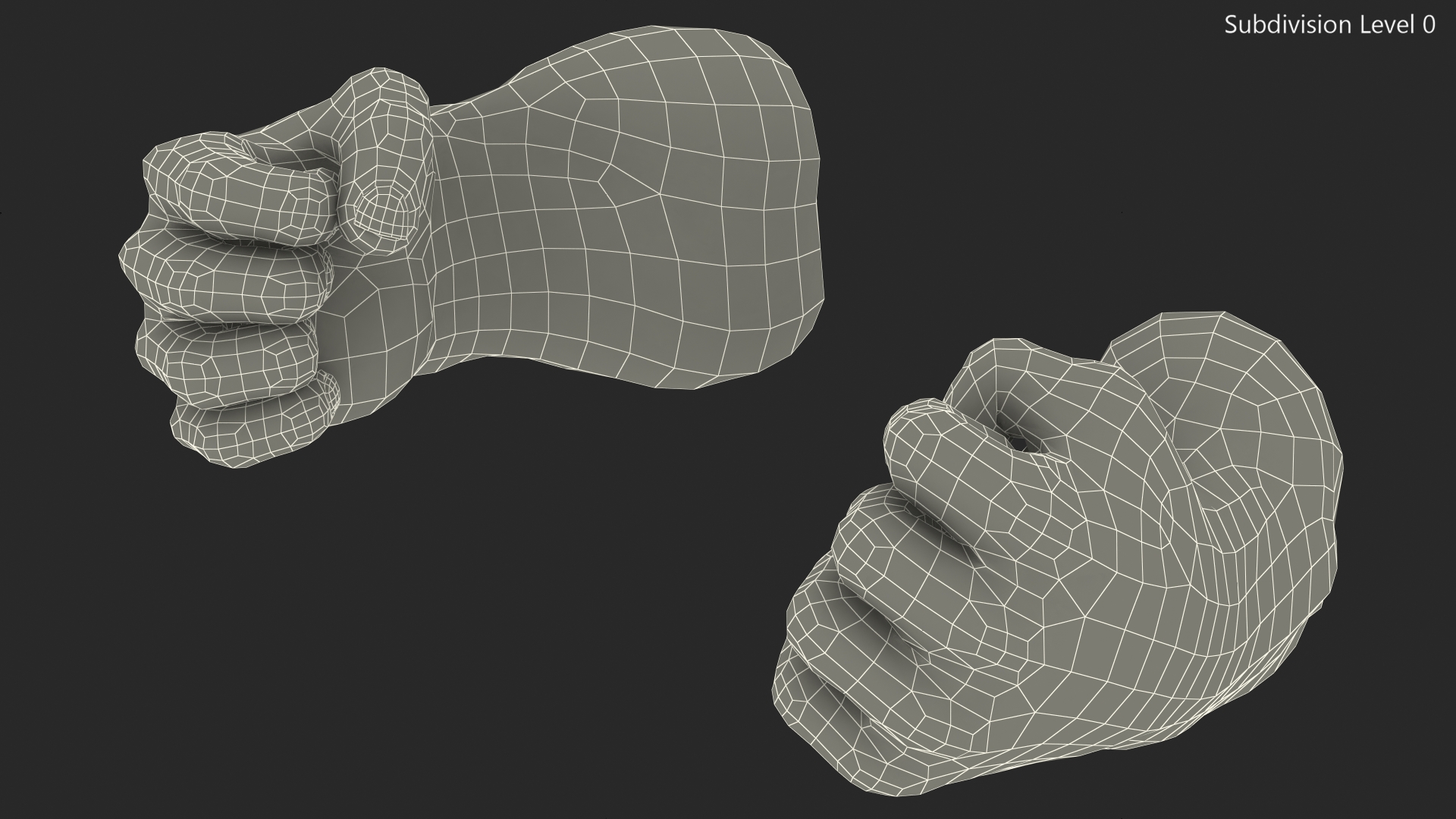 3D model Hulk Hands Fist