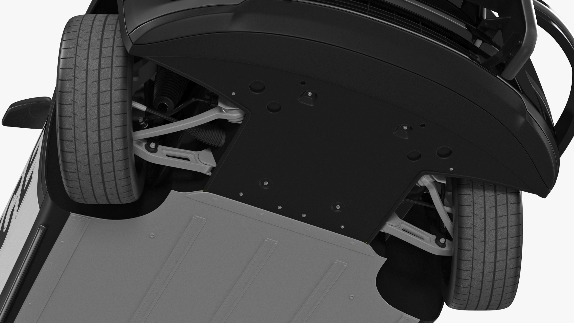 3D Police Tesla Model Y Rigged for Cinema 4D
