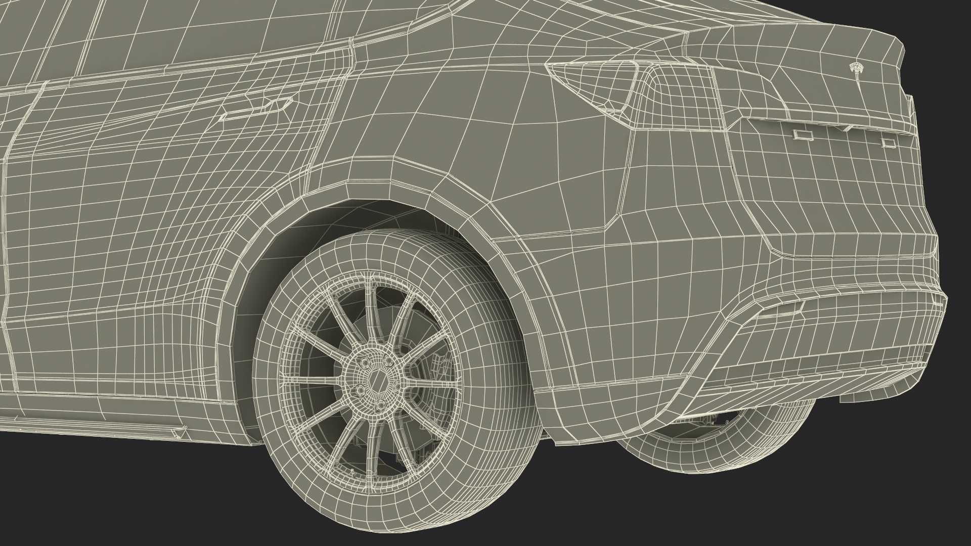3D Police Tesla Model Y Rigged for Cinema 4D