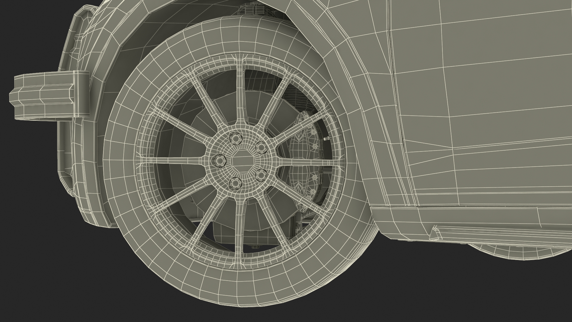 3D Police Tesla Model Y Rigged for Cinema 4D