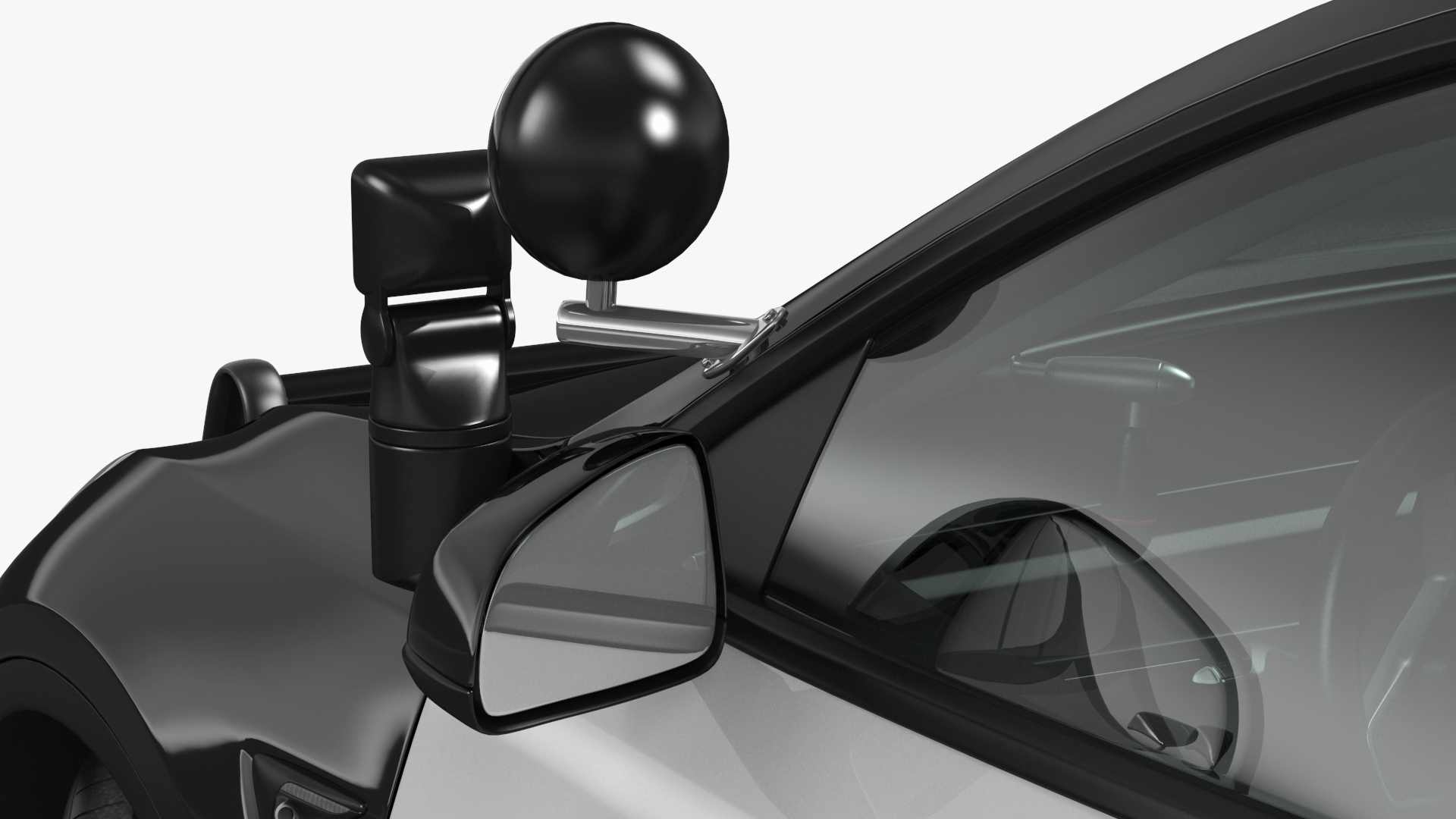 3D Police Tesla Model Y Rigged for Cinema 4D