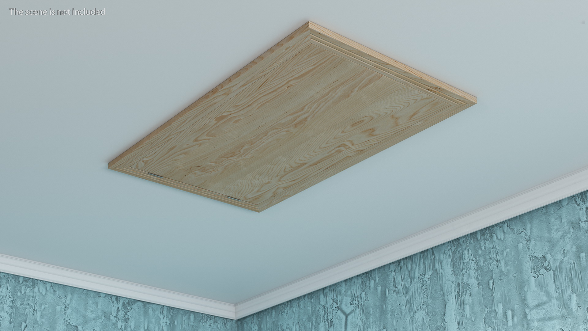 Attic Ladder Rigged 3D model