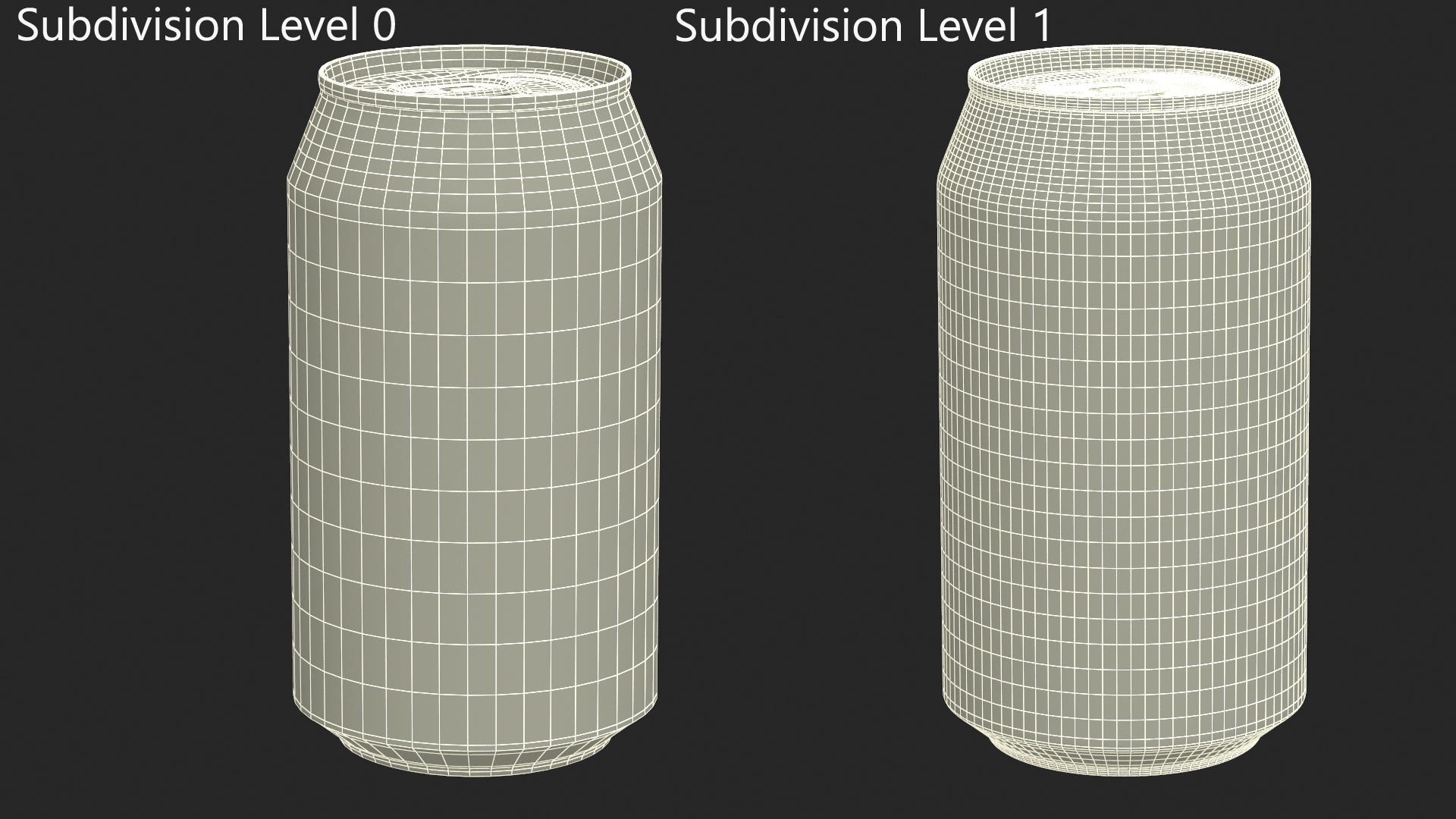 Orange Coke Can Mockup 350ml Sleek 3D model