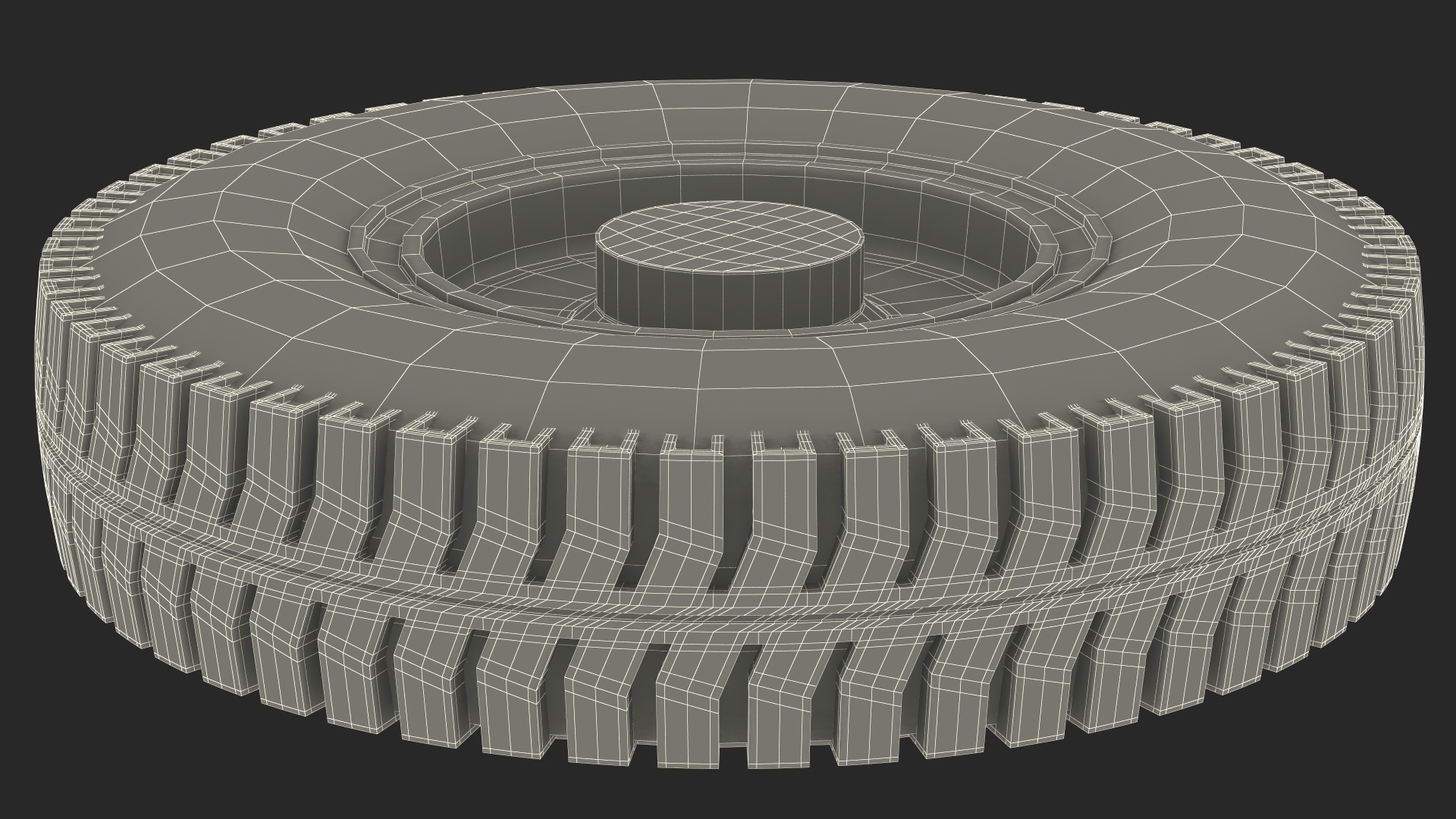 3D model Wheel for Portable Construction Machines