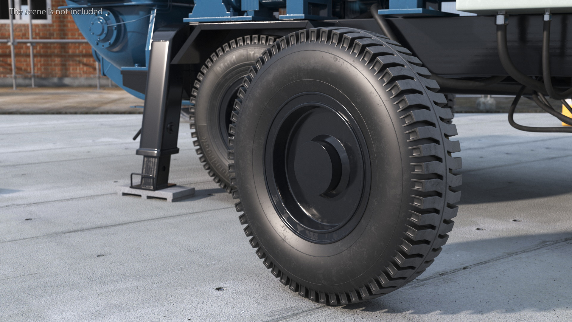 3D model Wheel for Portable Construction Machines