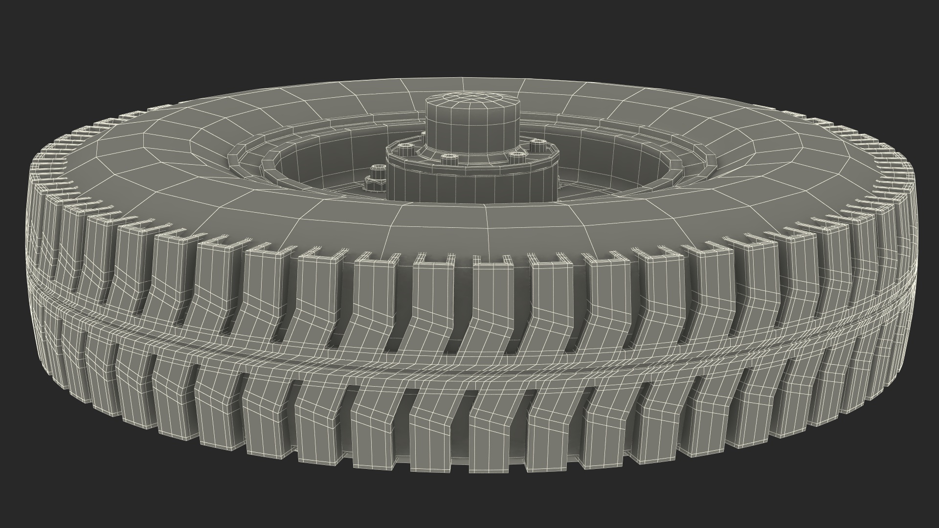 3D model Wheel for Portable Construction Machines