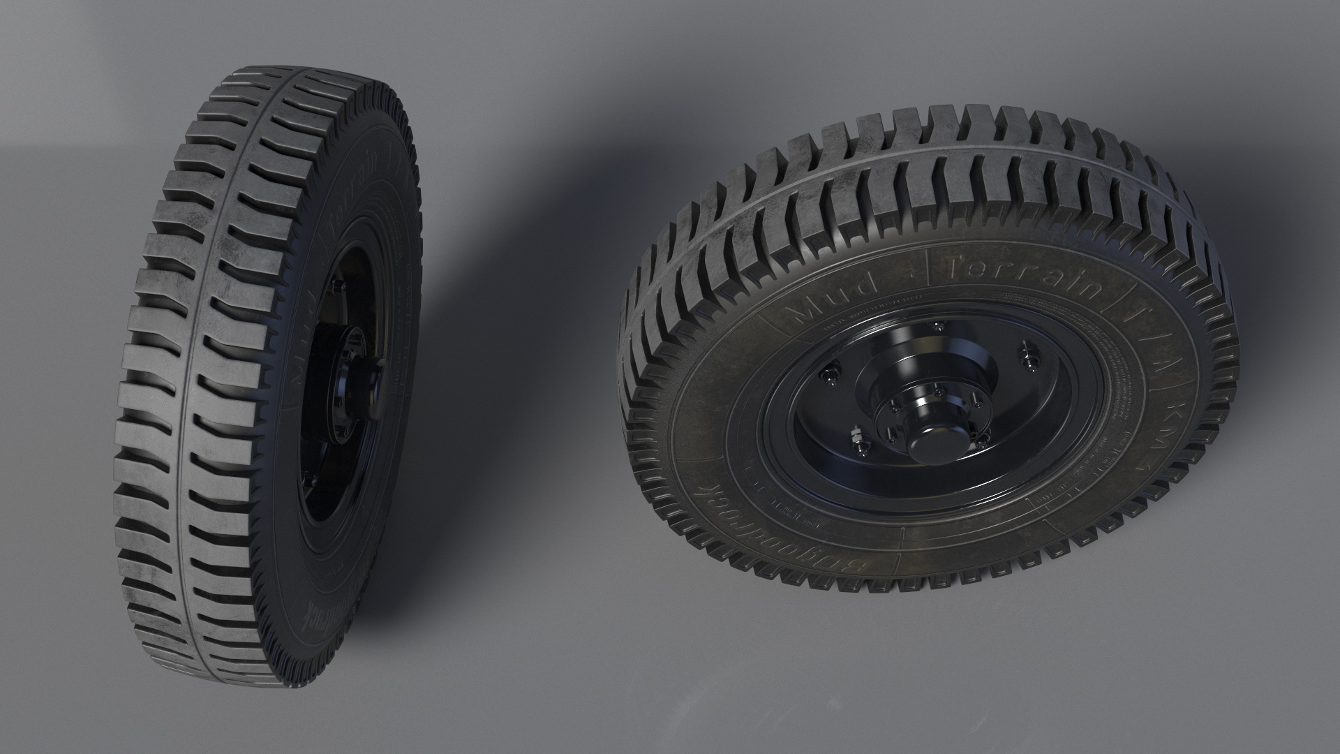 3D model Wheel for Portable Construction Machines