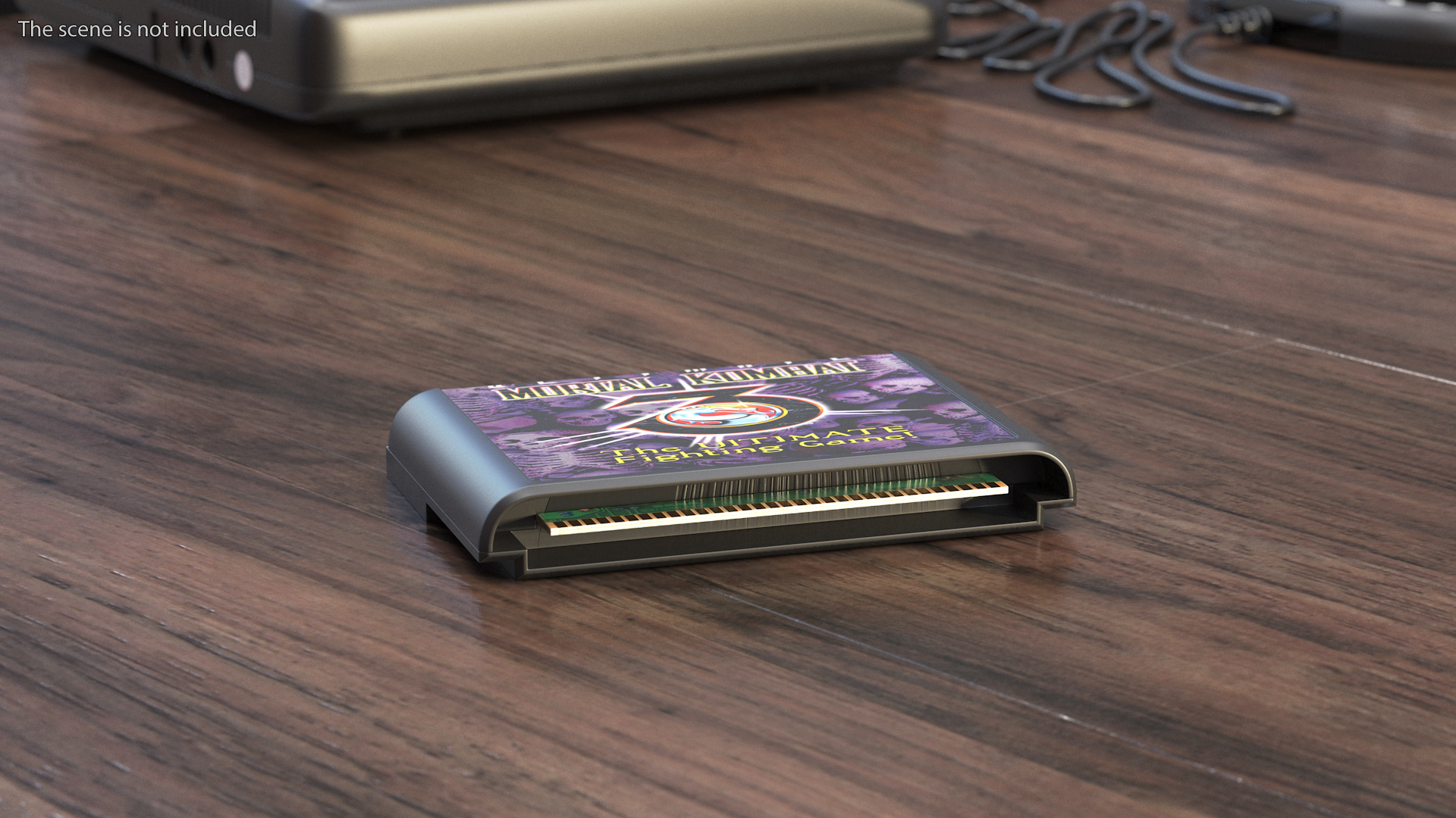 3D Console Cartridge Mortal Kombat 3 model