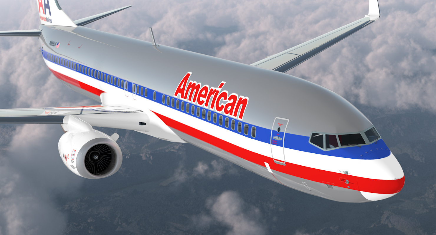 Boeing 737 900 American Airlines 3D