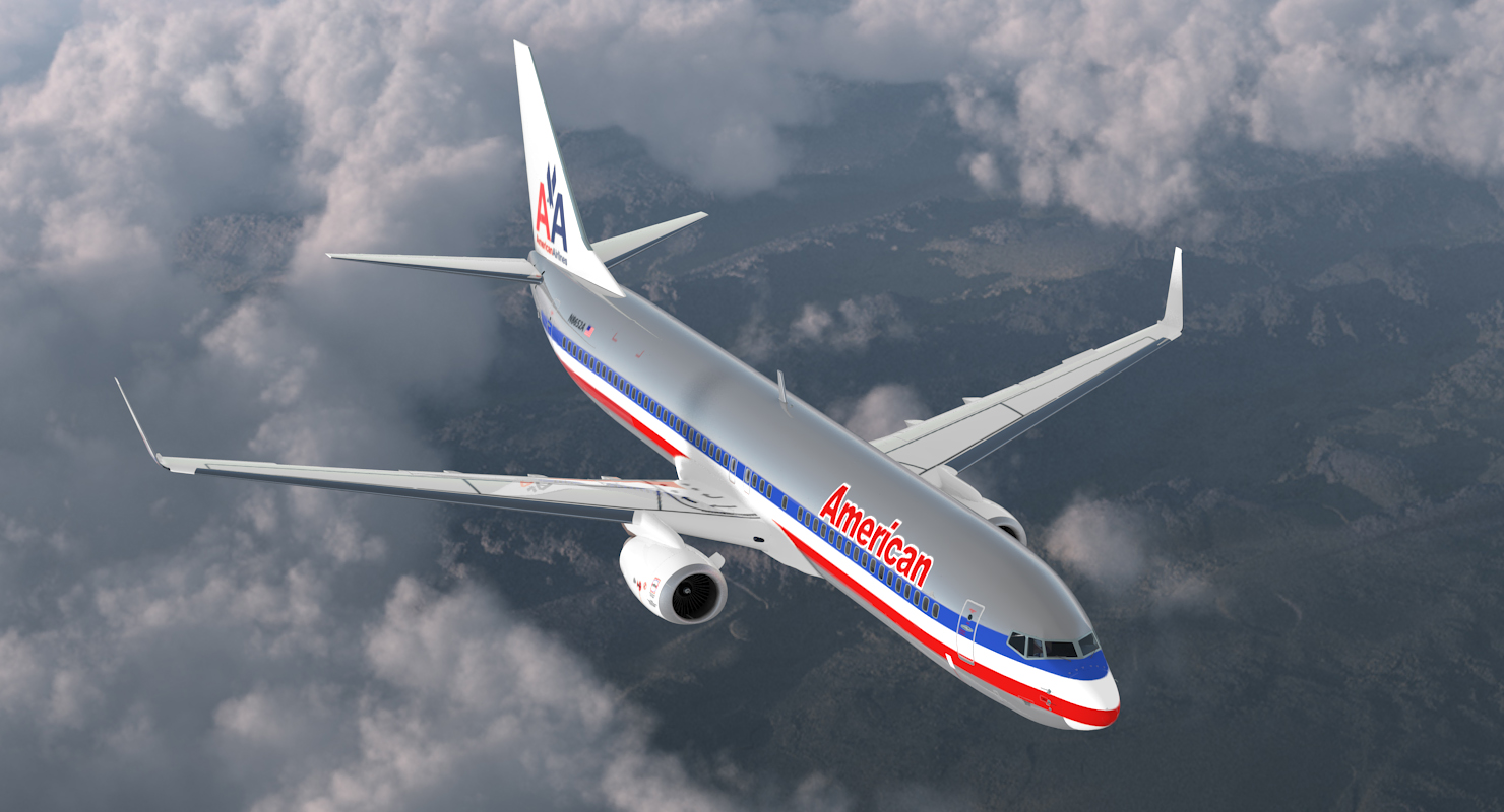 Boeing 737 900 American Airlines 3D