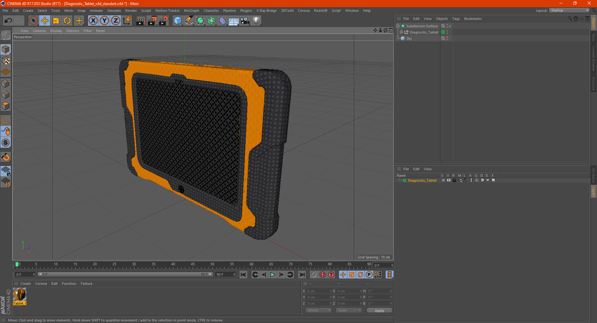 Diagnostic Tablet 3D