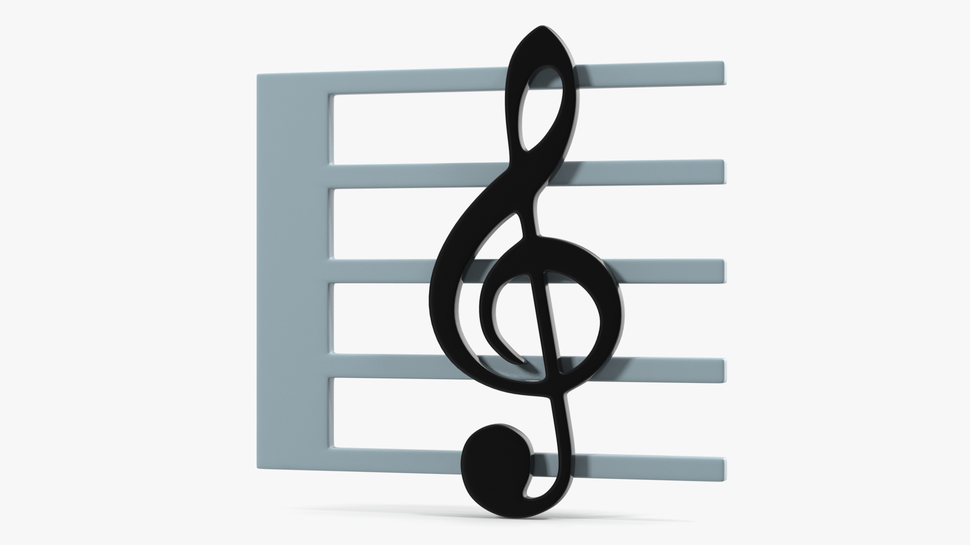 Musical Score Emoji 3D model