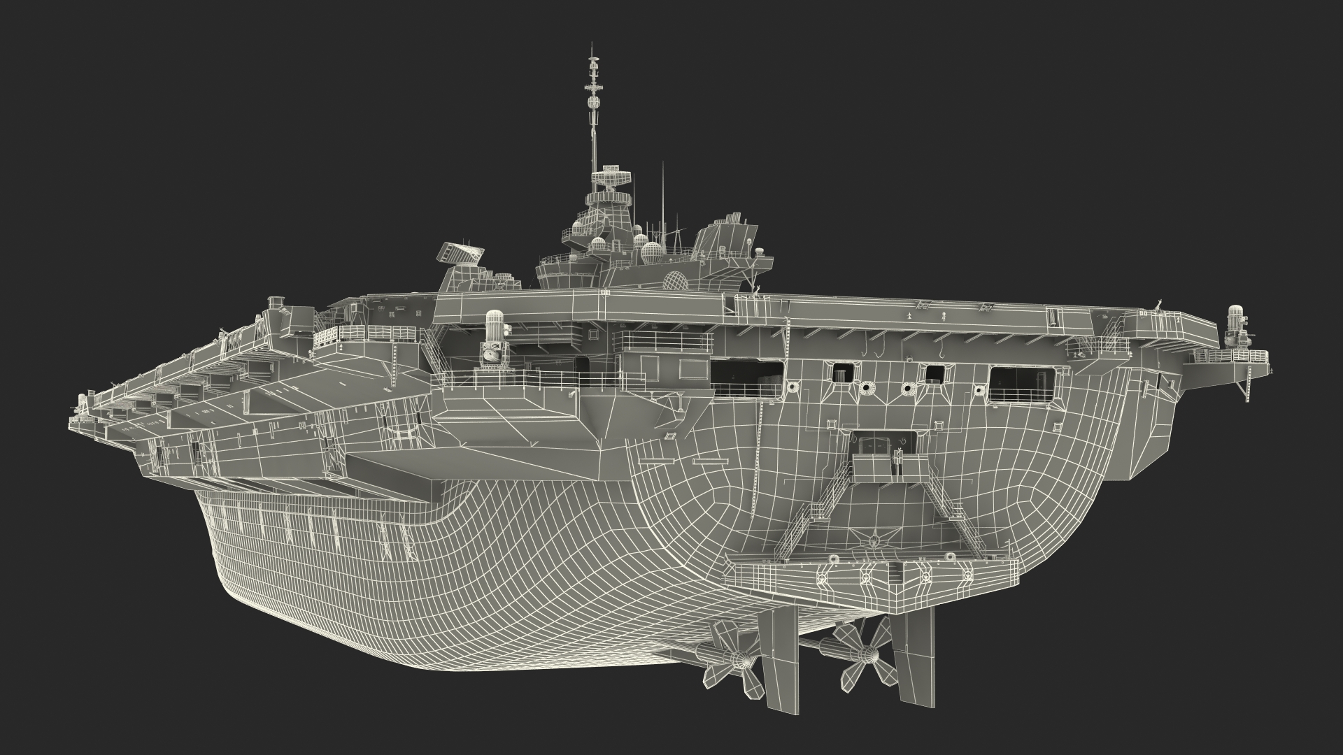 HMS Queen Elizabeth 3D model