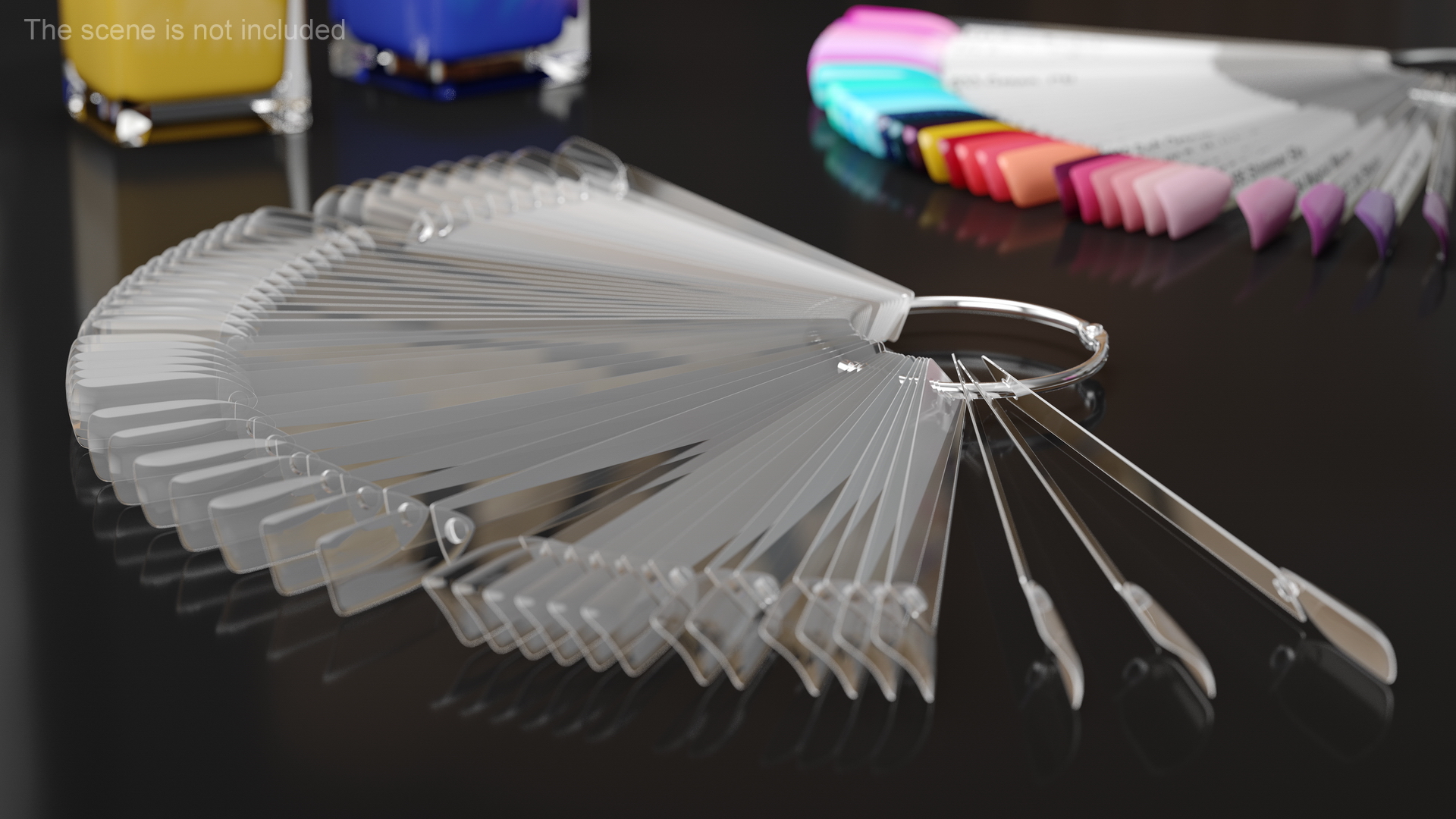 Fan Nail Display Palette 3D model