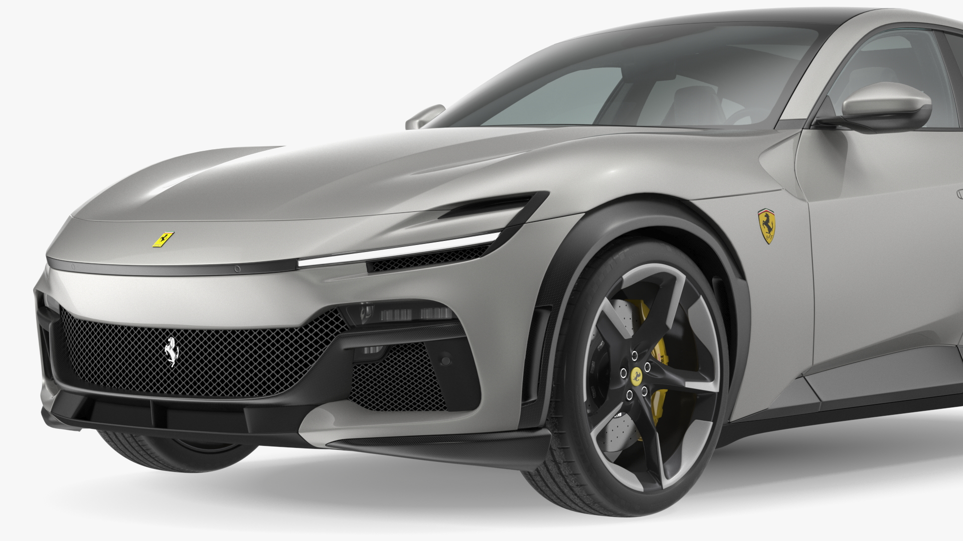 2023 Ferrari Purosangue SUV Grey 3D