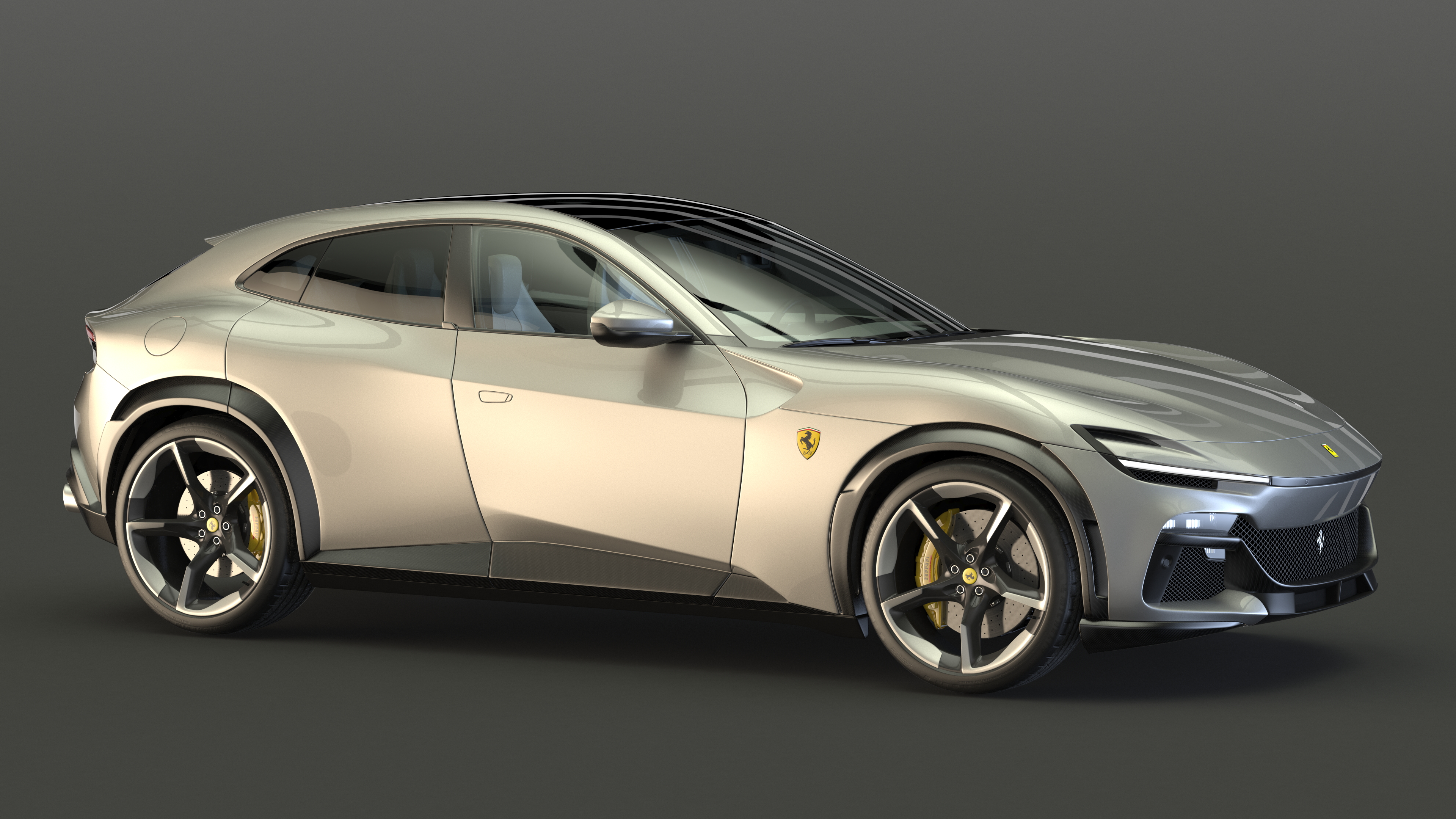 2023 Ferrari Purosangue SUV Grey 3D