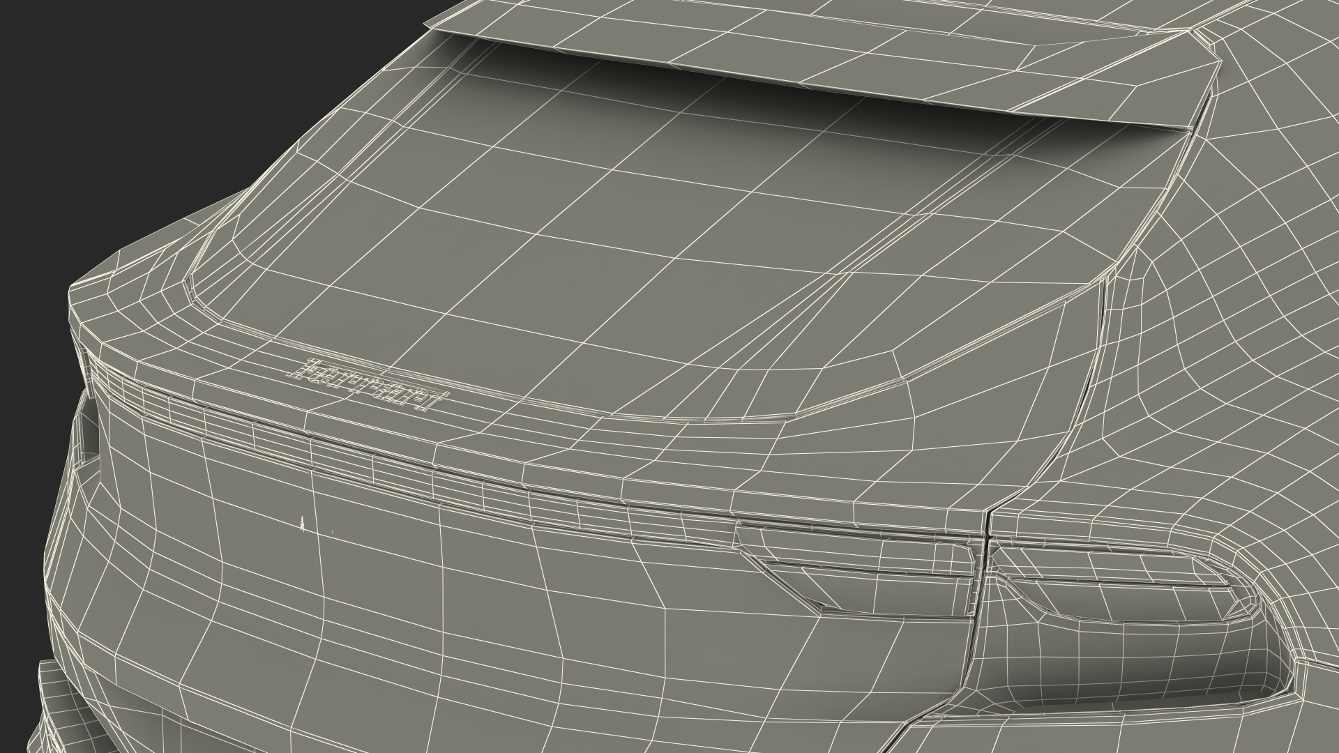 2023 Ferrari Purosangue SUV Grey 3D