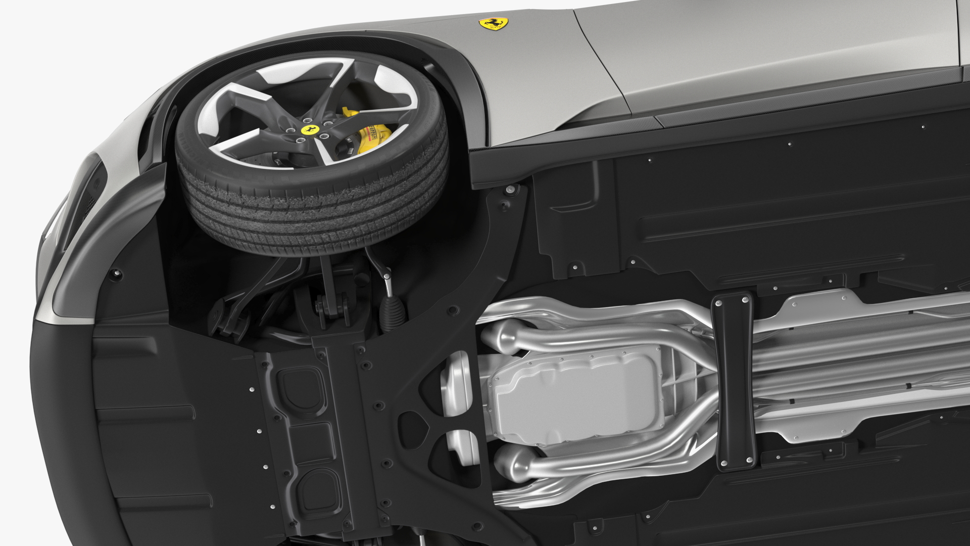 2023 Ferrari Purosangue SUV Grey 3D