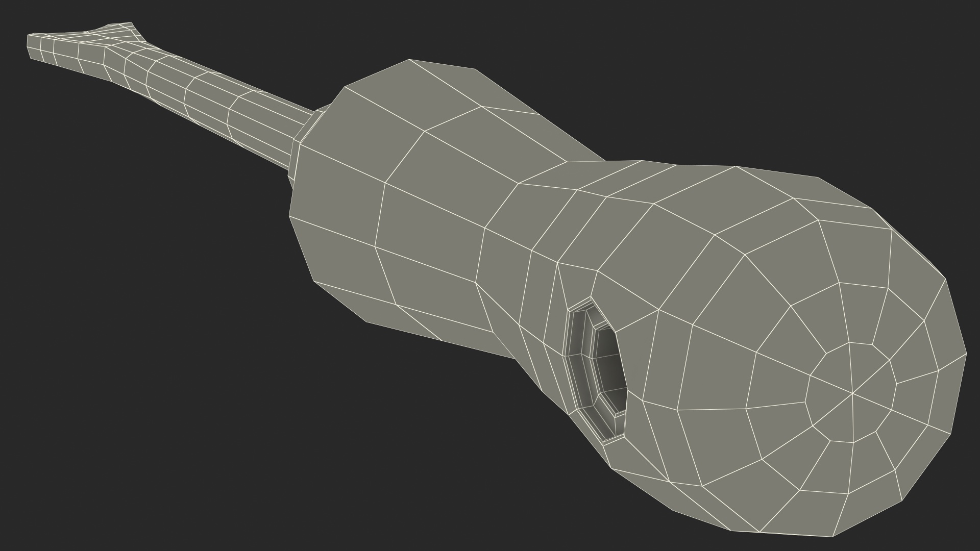 3D Garden Hand Weeder model