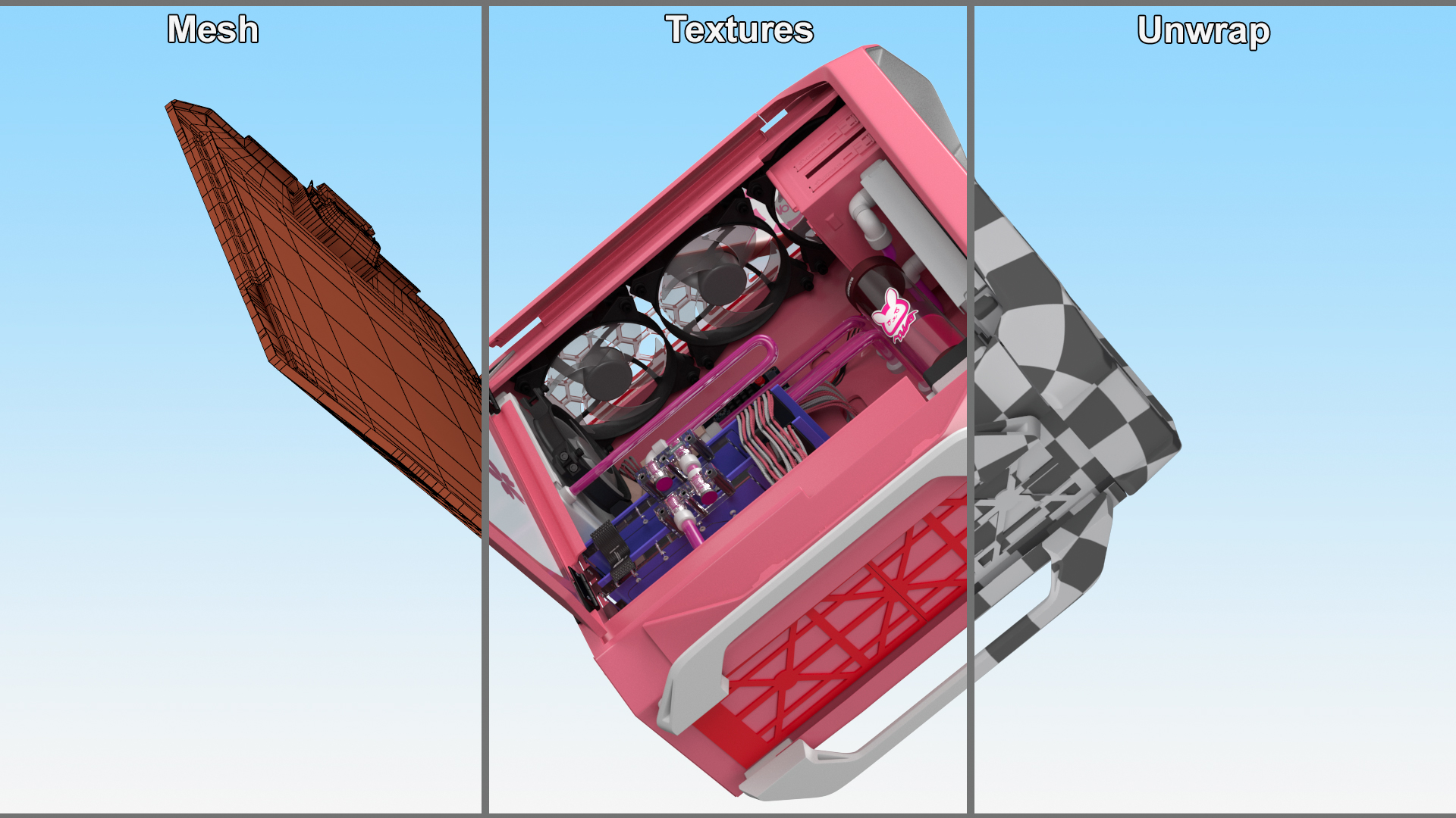 Case Modding Gaming PC for Girls 3D
