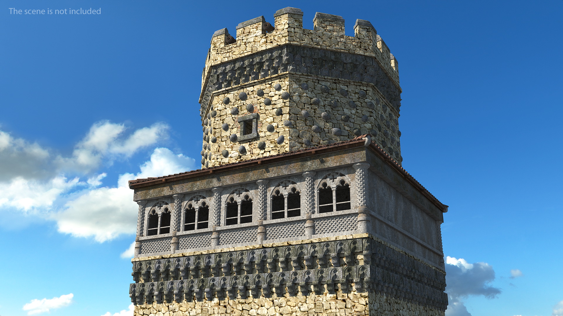 Medieval Watchtower 3D model