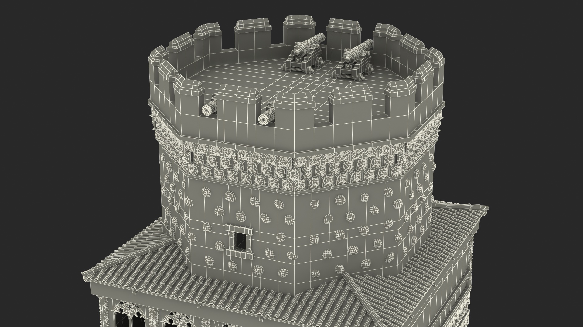 Medieval Watchtower 3D model