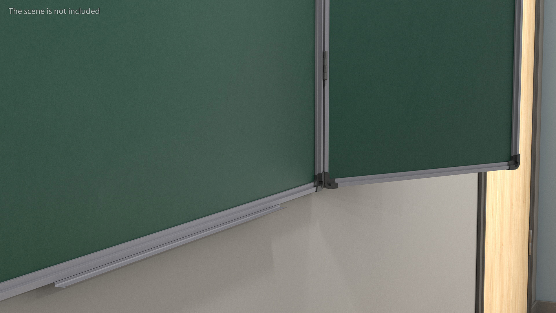 3D Blackboard Green