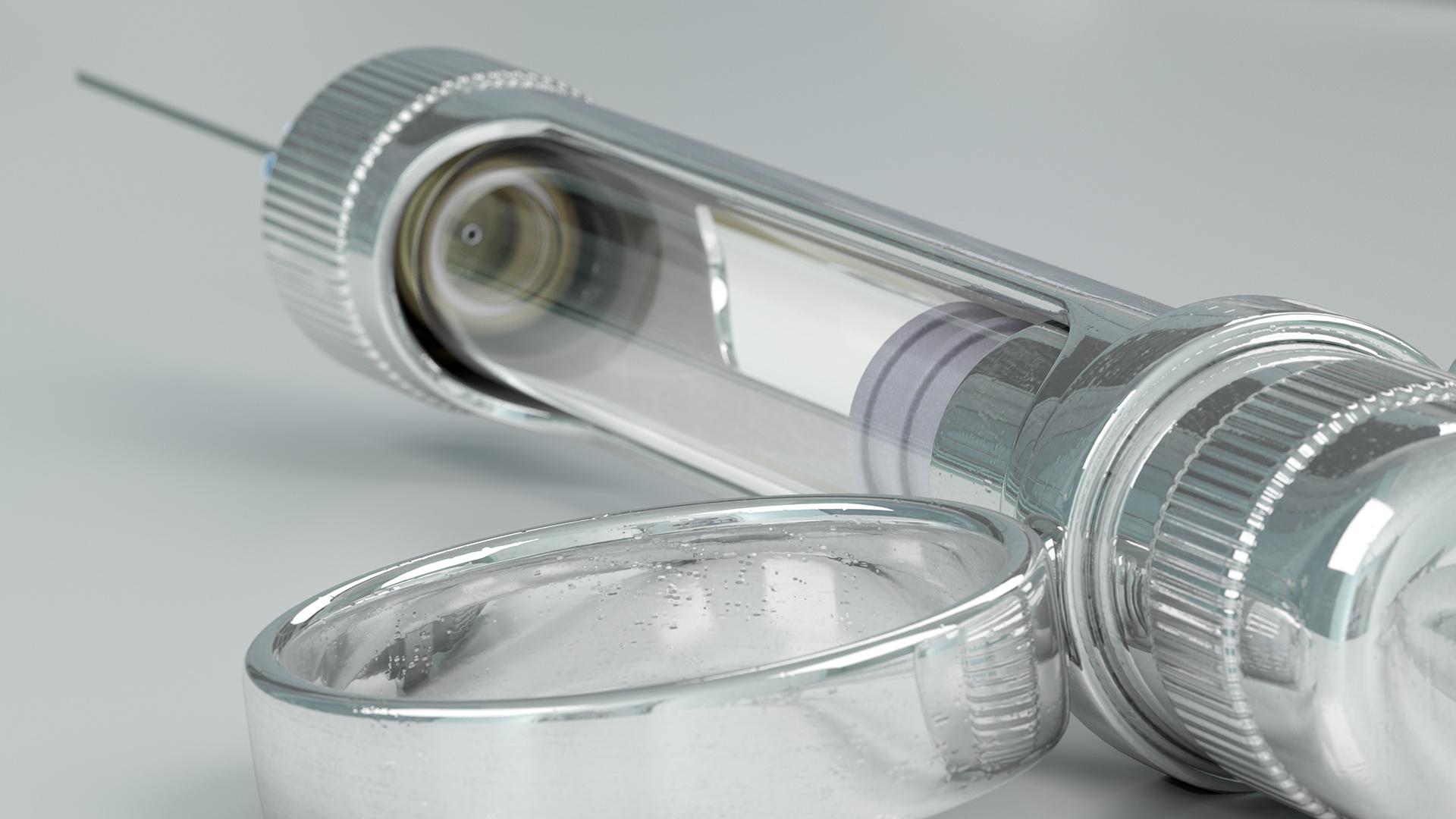 Dental Syringe 3D model